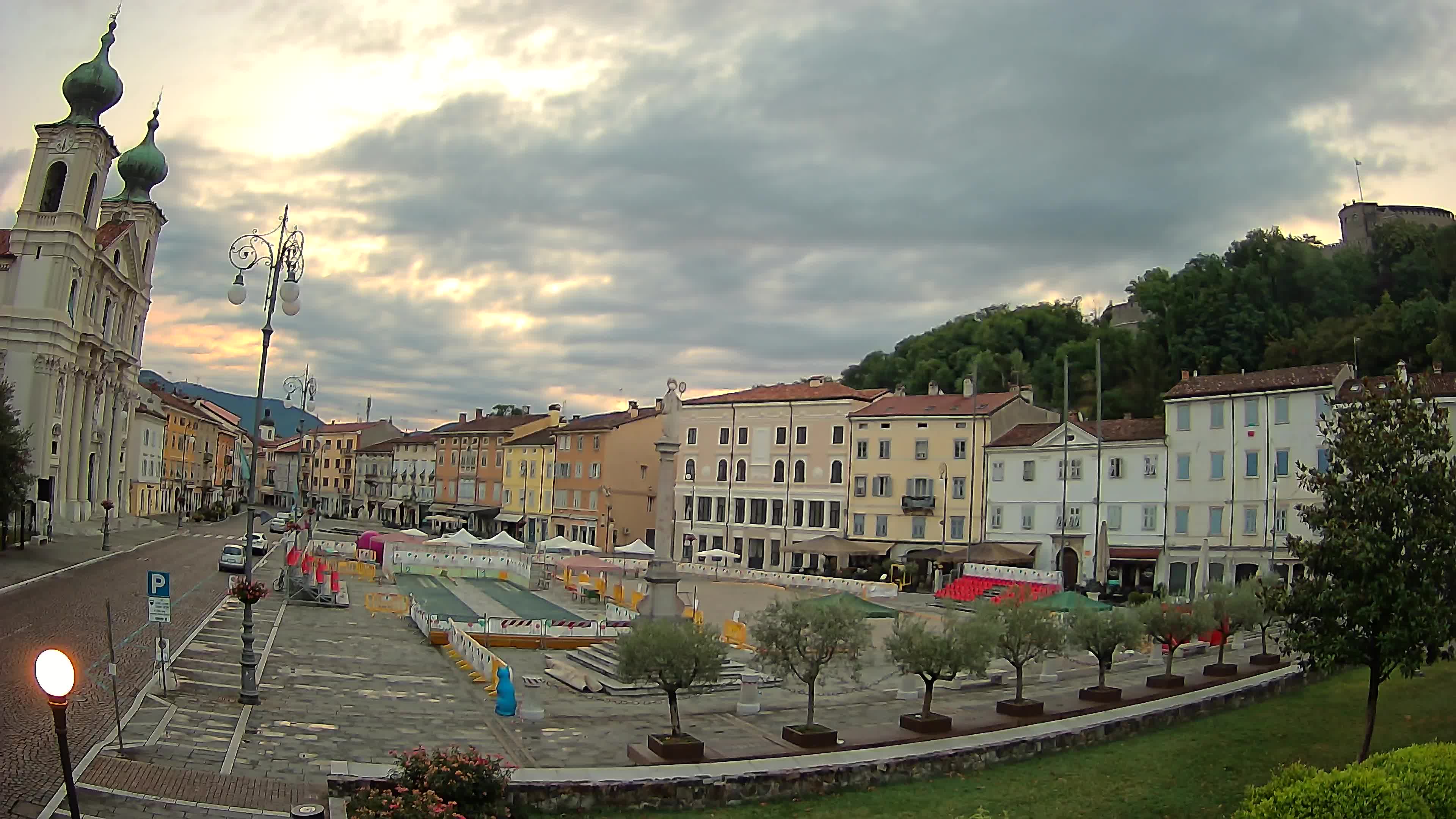 Webcam Gorizia Vittoria square – Church of st. Ignazio