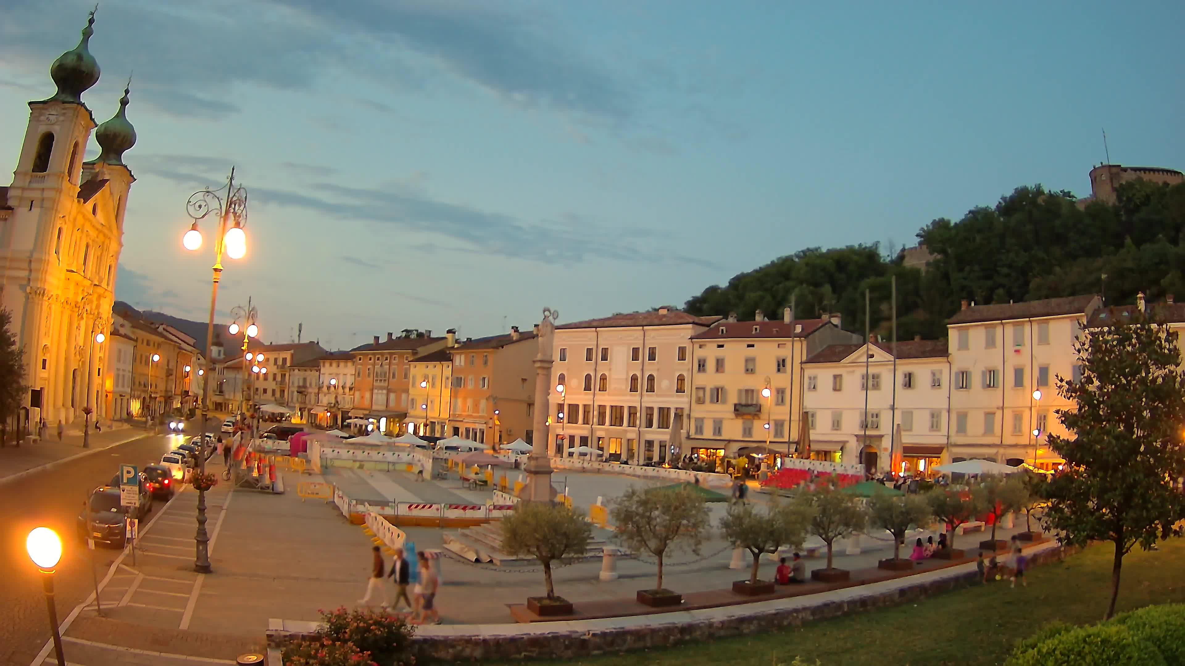 Webcam Gorizia Vittoria square – Church of st. Ignazio