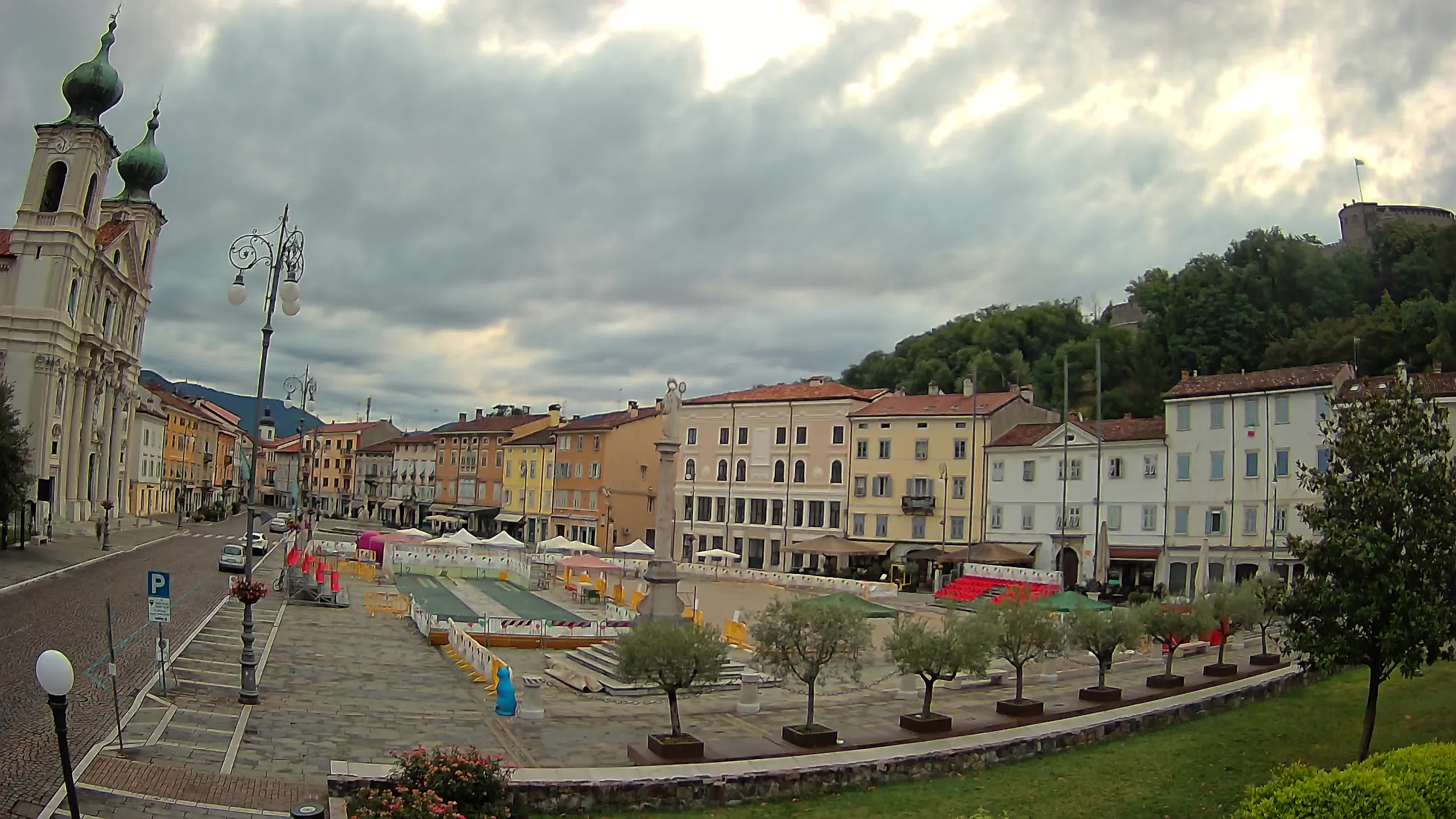 Webcam Gorizia Vittoria square – Church of st. Ignazio