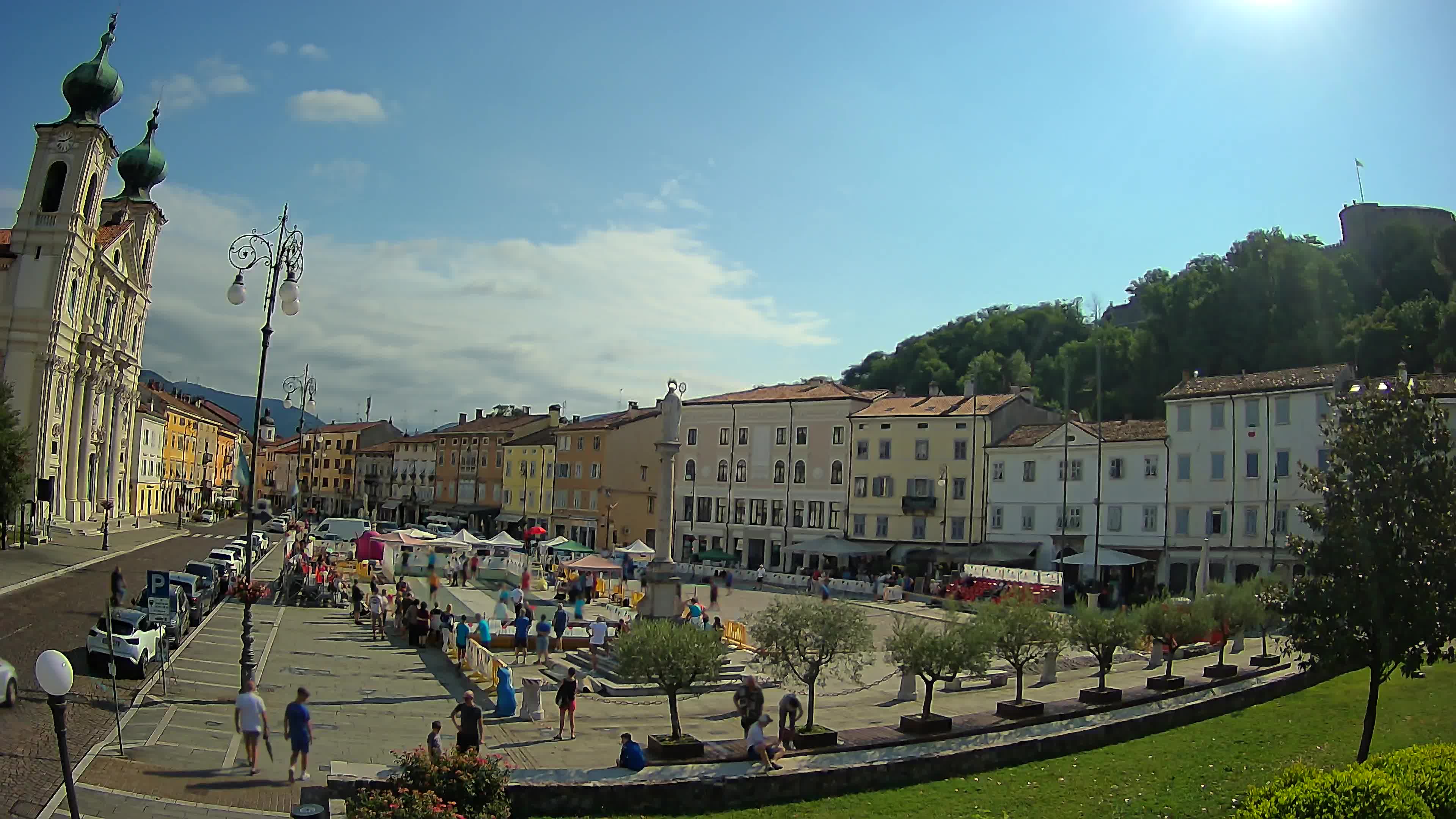 Webcam Gorizia Vittoria square – Church of st. Ignazio