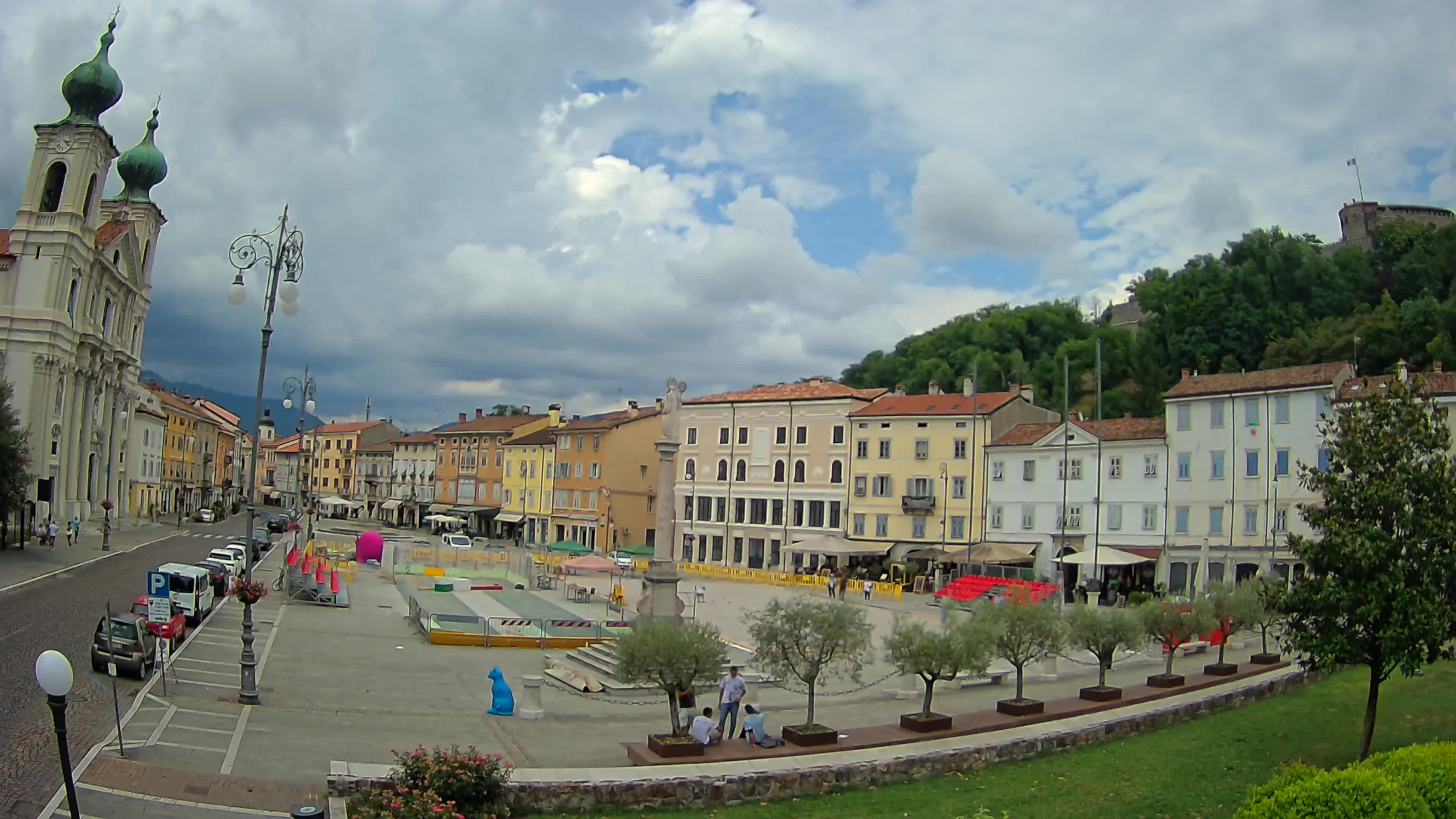 Webcam Gorizia Vittoria square – Church of st. Ignazio
