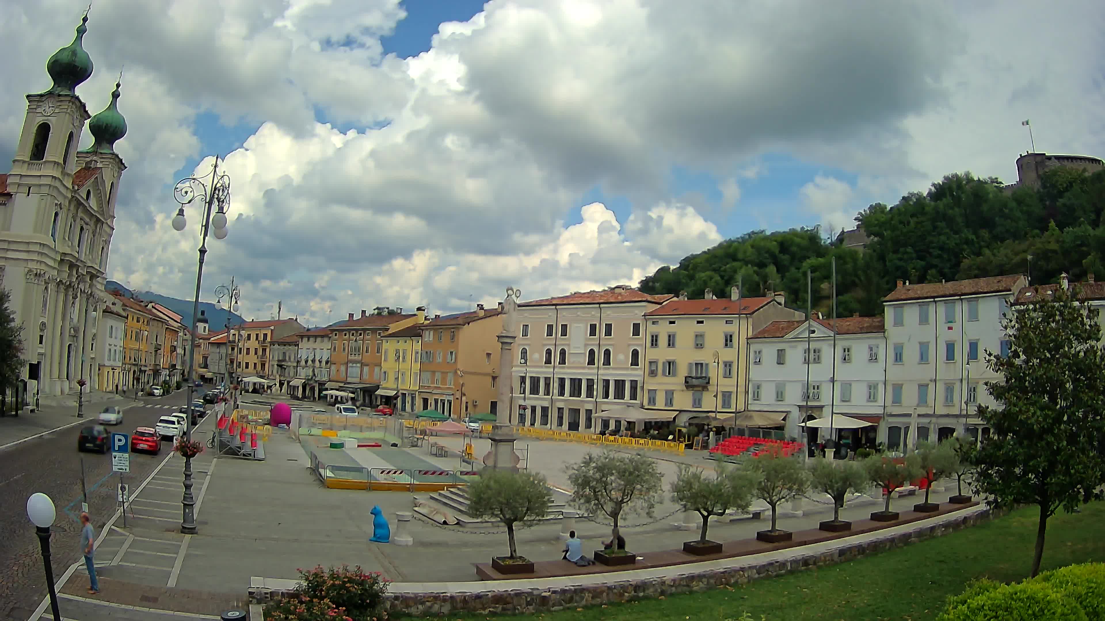 Webcam Gorizia Vittoria square – Church of st. Ignazio