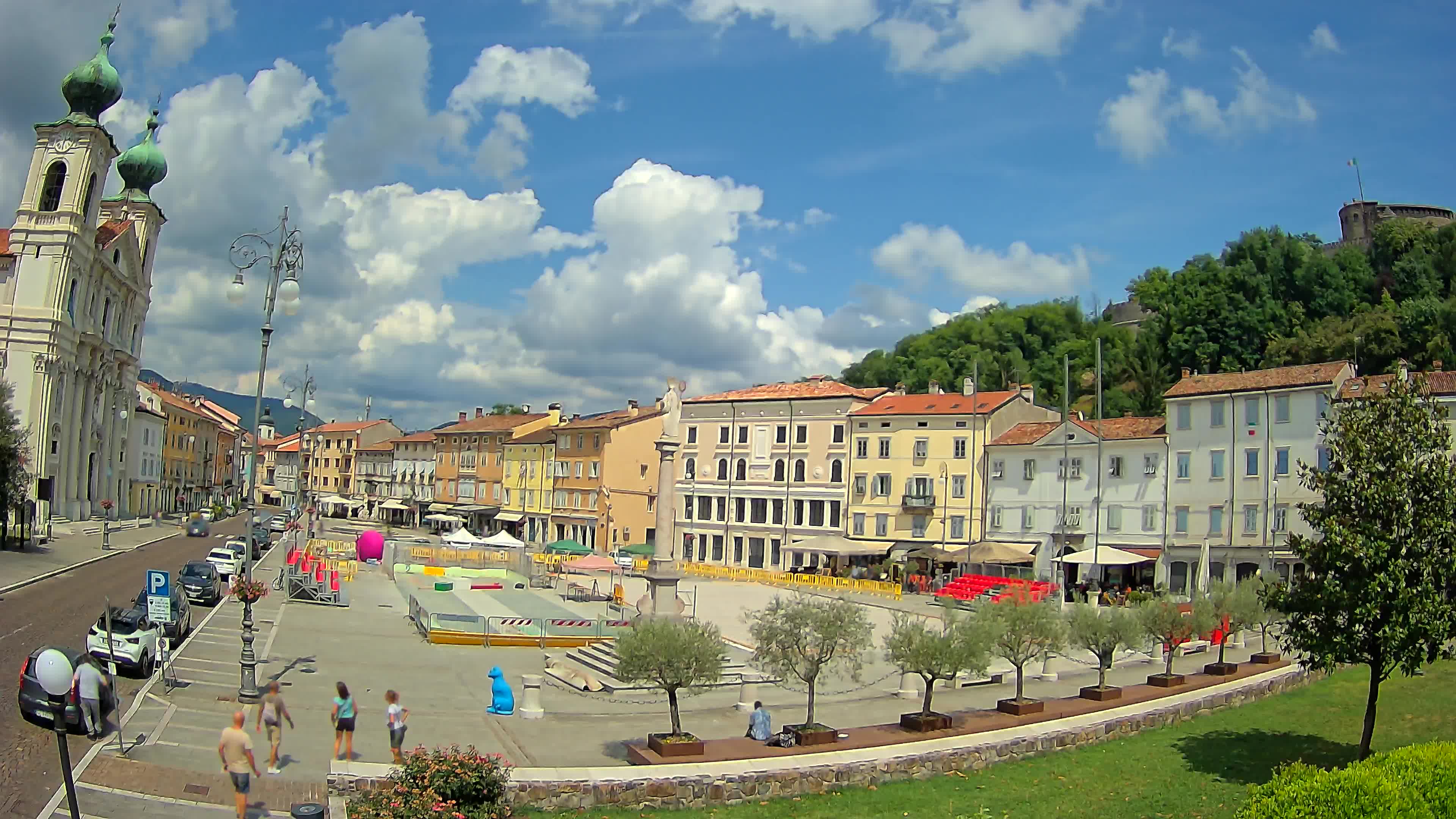 Webcam Gorizia Vittoria square – Church of st. Ignazio