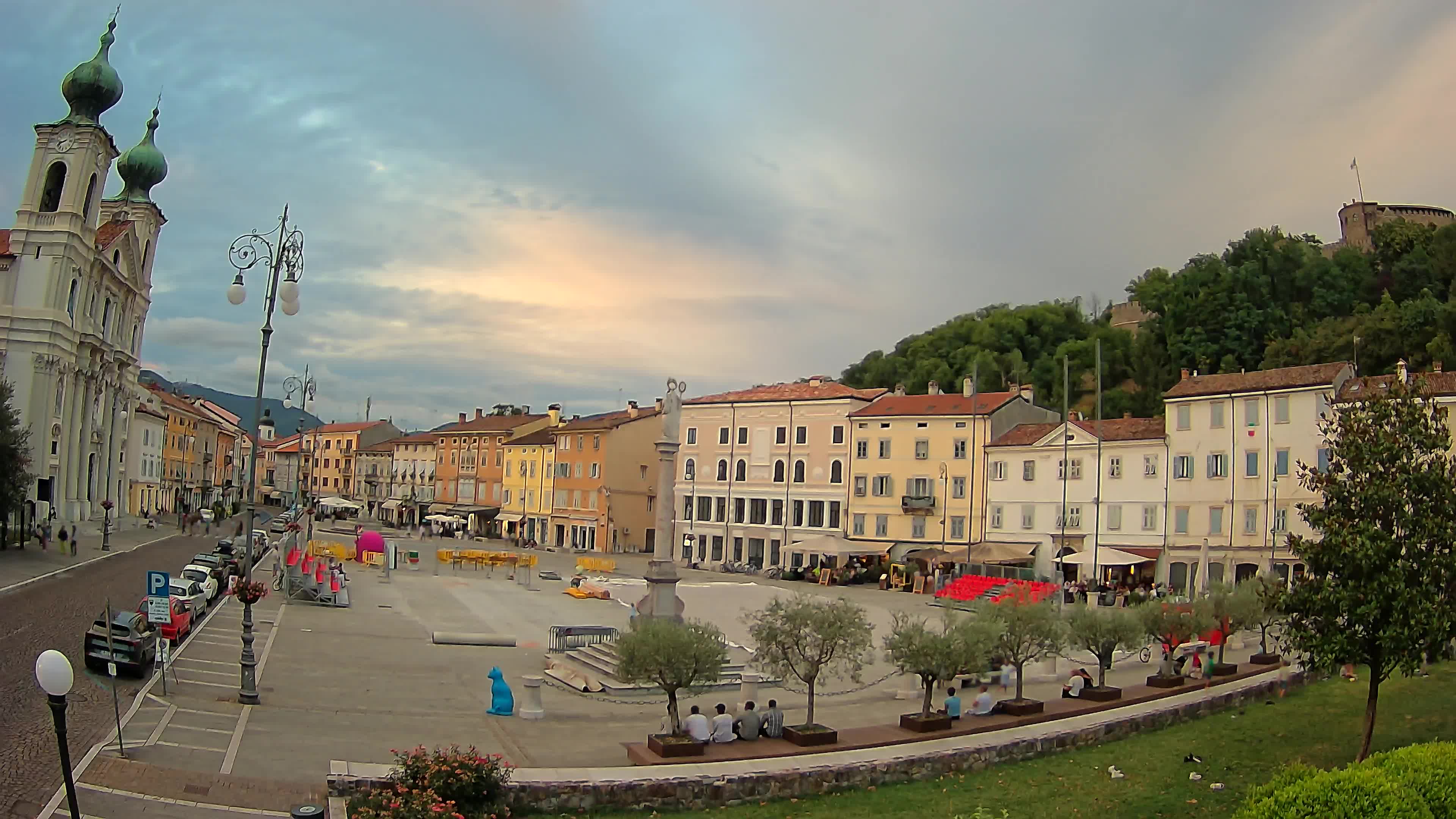 Webcam Gorizia Vittoria square – Church of st. Ignazio