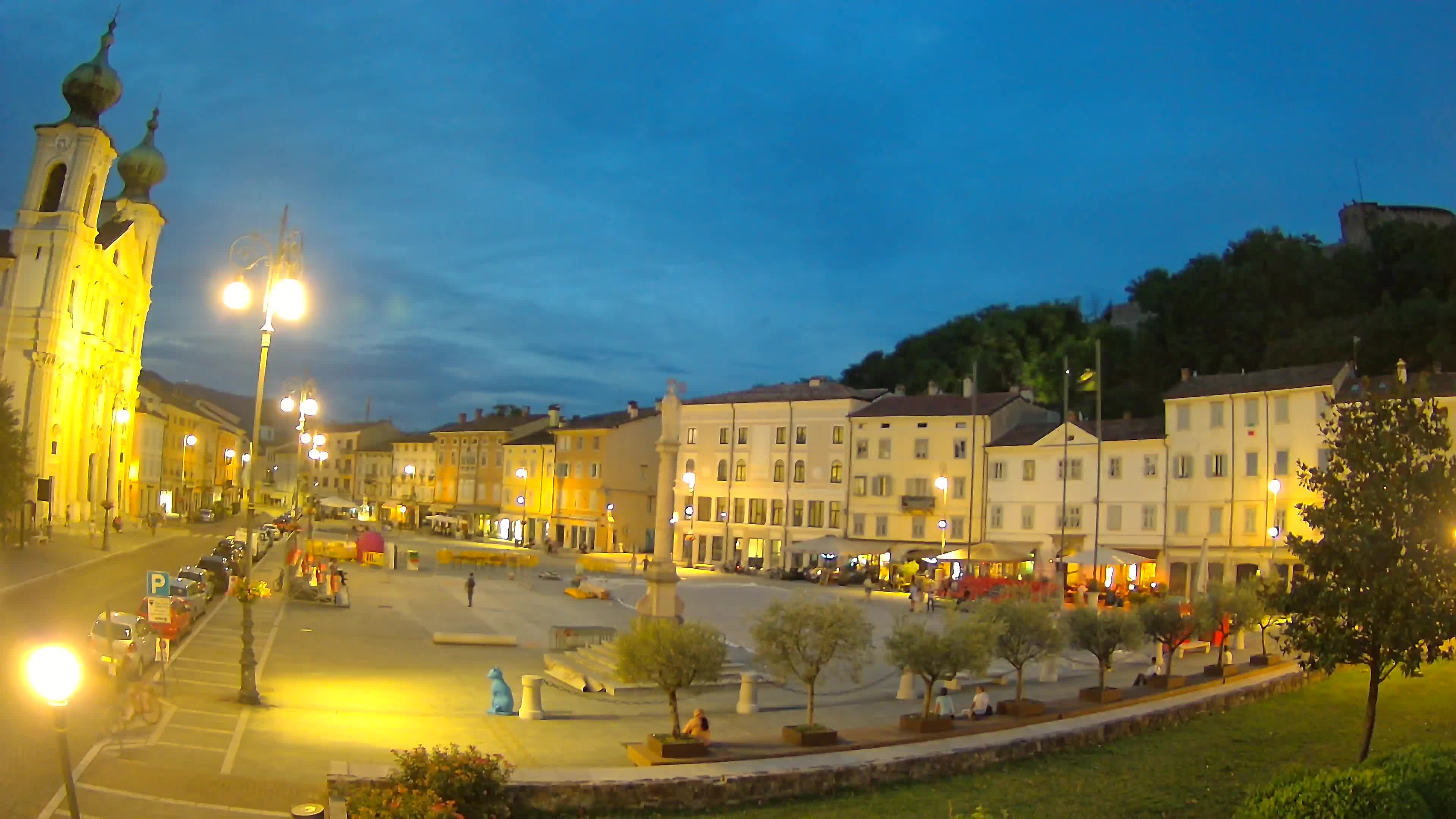 Webcam Gorizia Vittoria square – Church of st. Ignazio