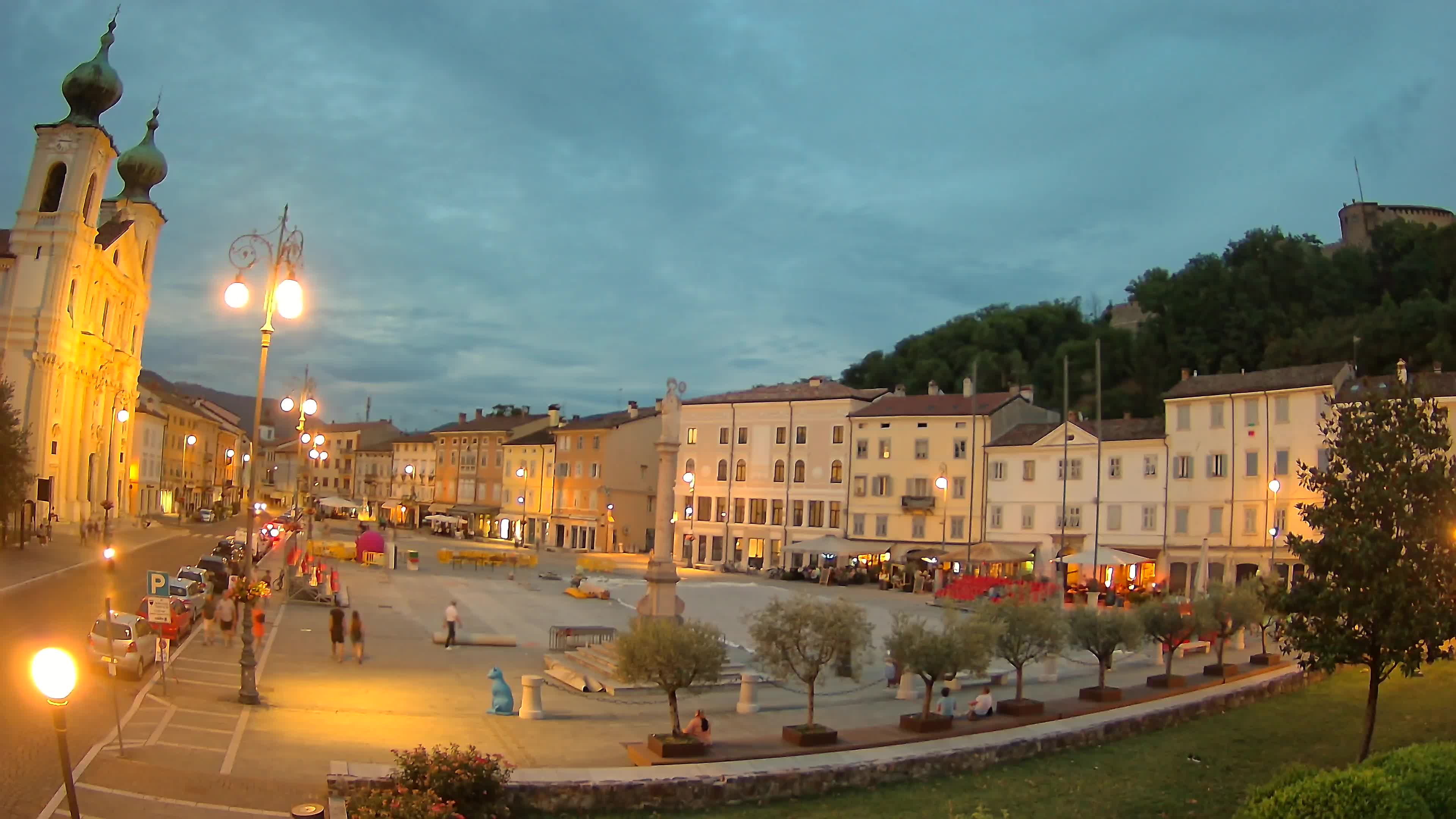 Webcam Gorizia Vittoria square – Church of st. Ignazio