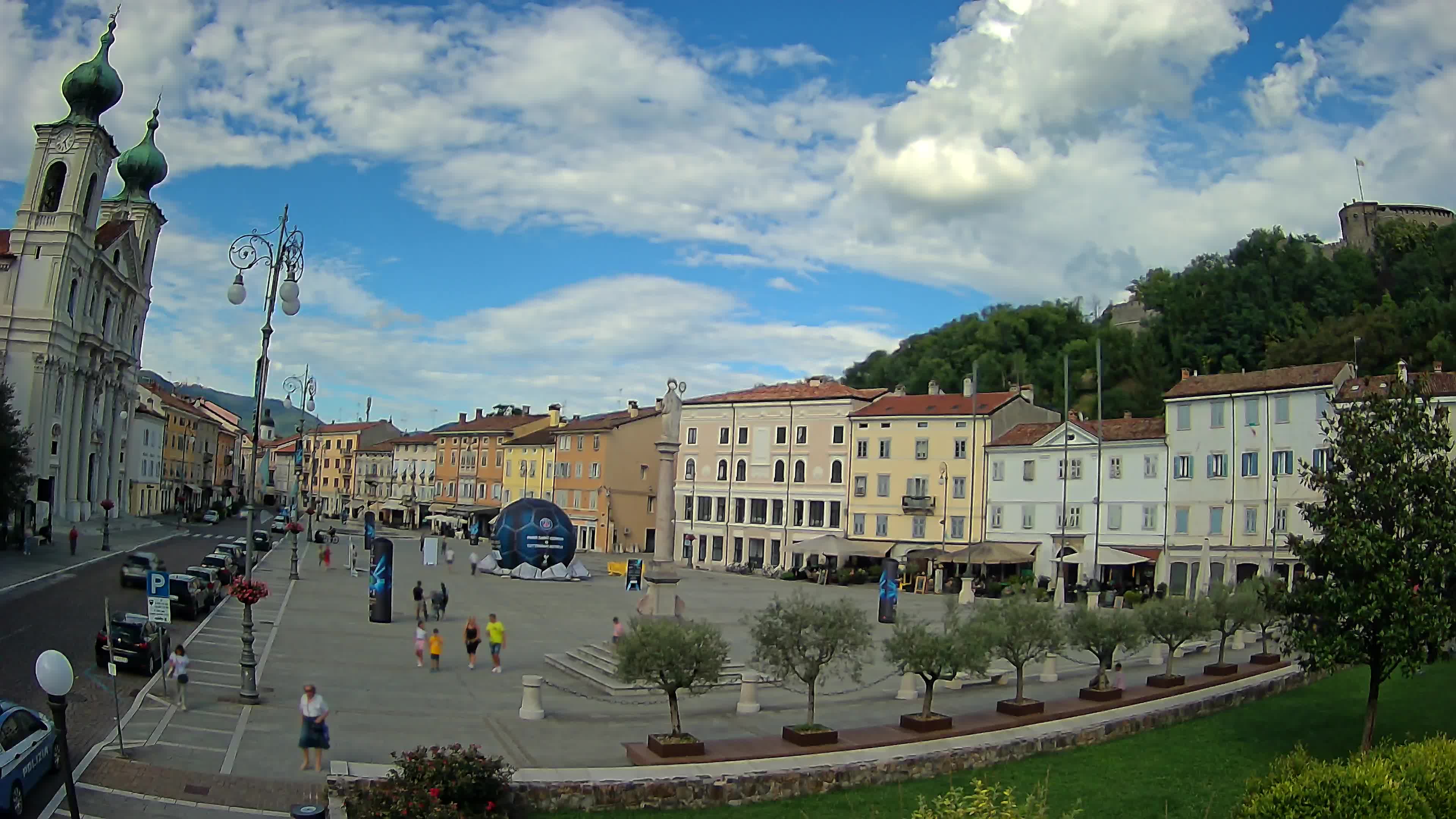 Webcam Gorizia Vittoria square – Church of st. Ignazio