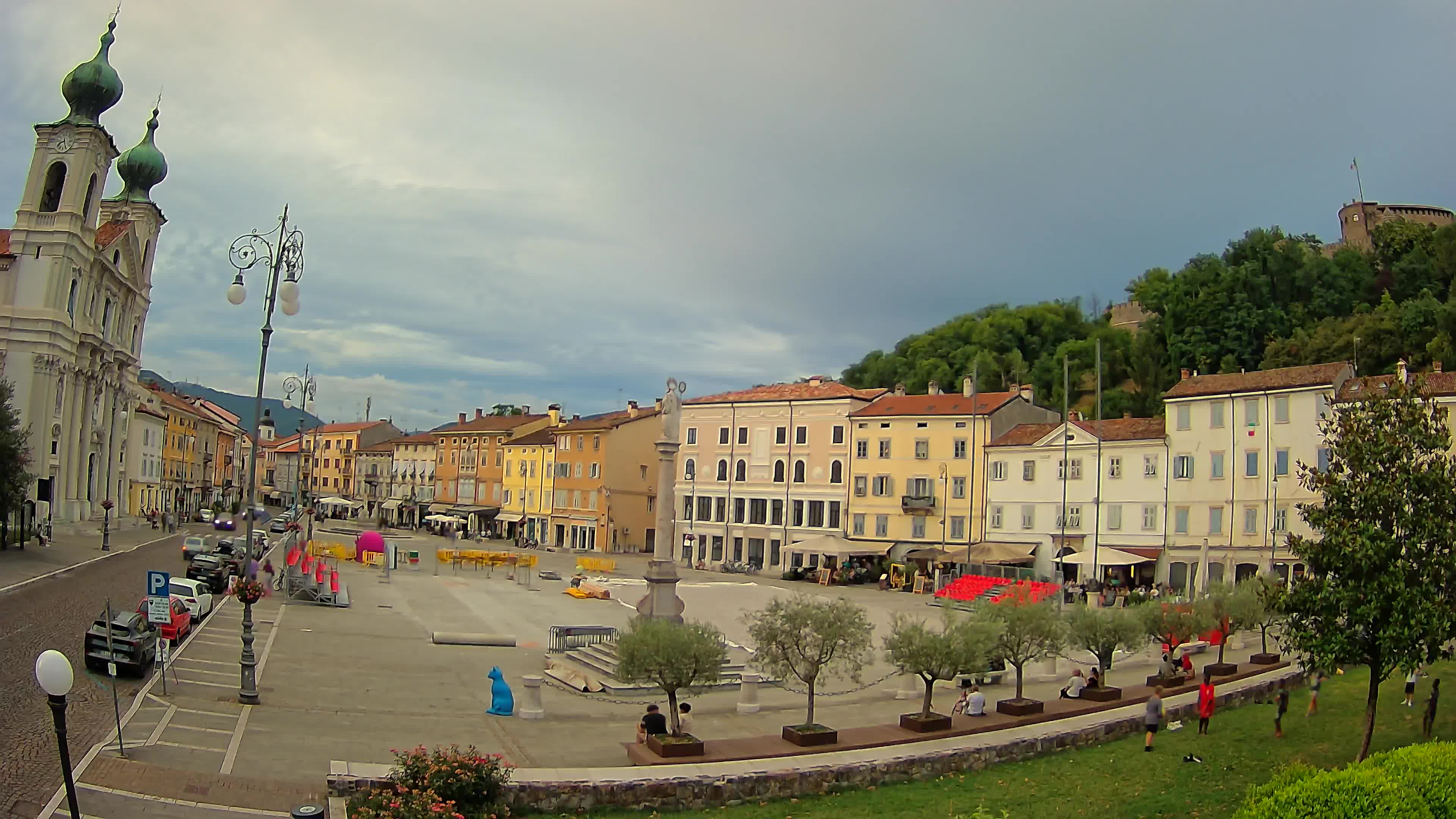 Webcam Gorizia Vittoria square – Church of st. Ignazio
