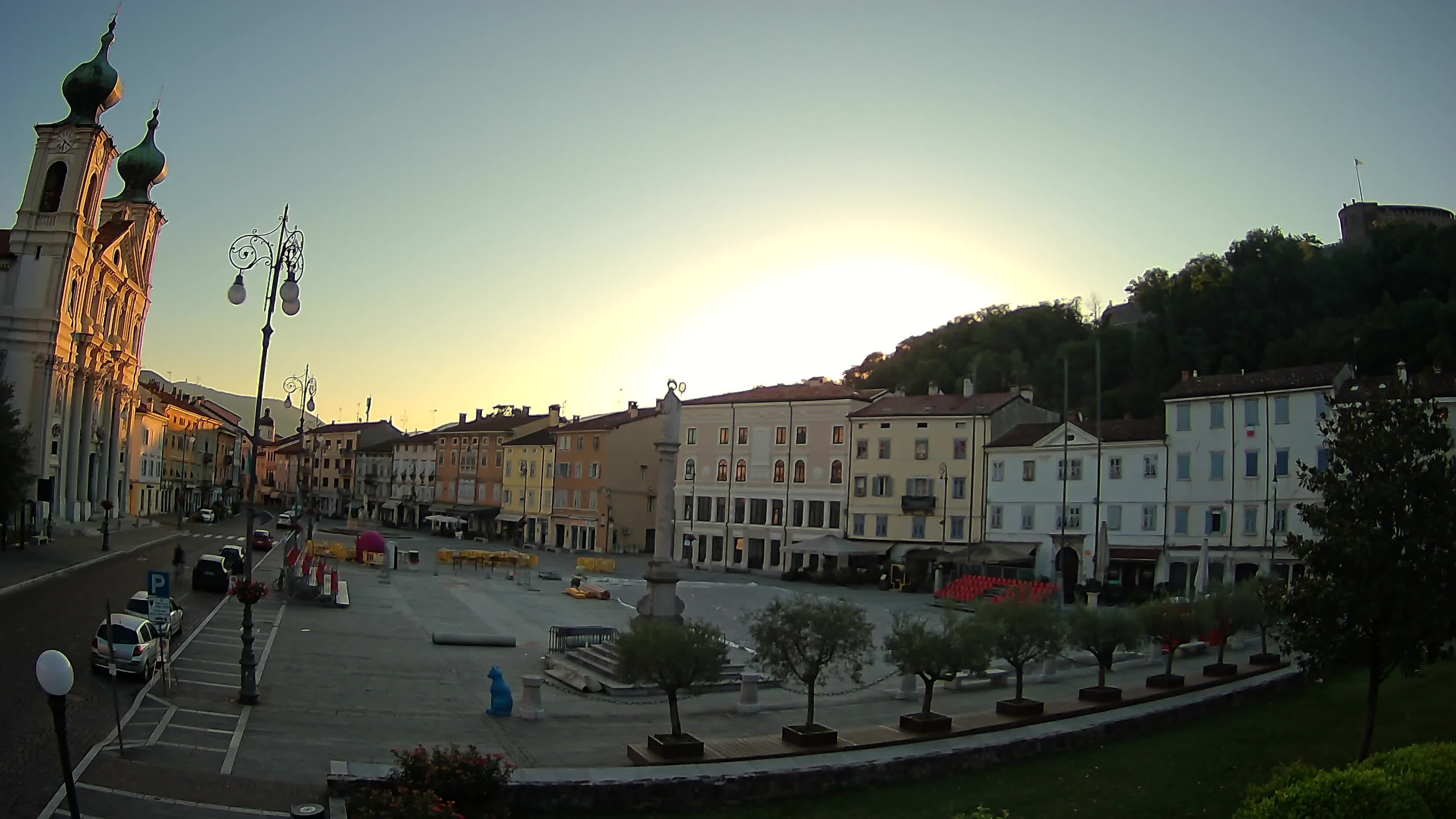 Webcam Gorizia Vittoria square – Church of st. Ignazio