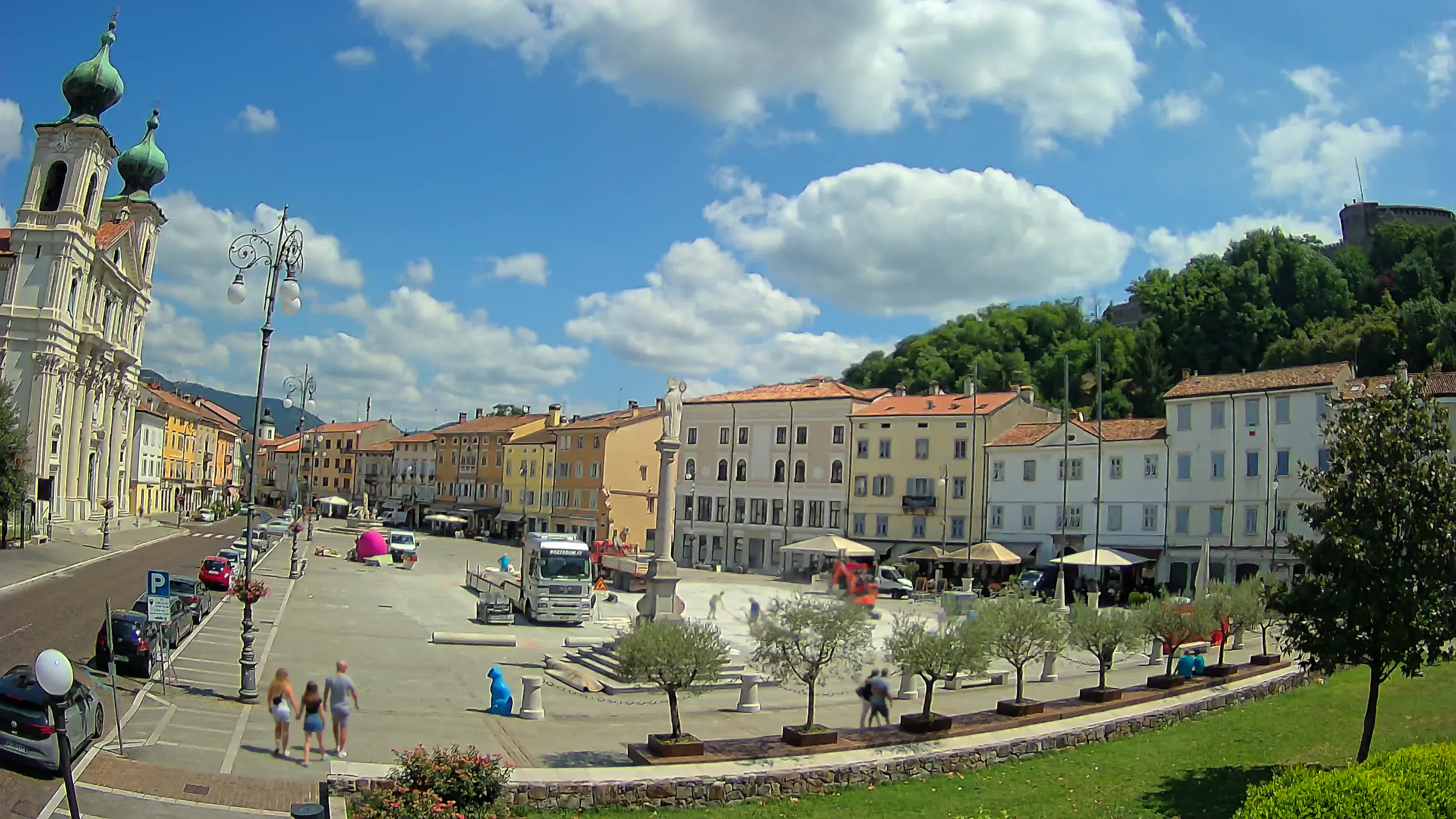Webcam Gorizia Vittoria square – Church of st. Ignazio