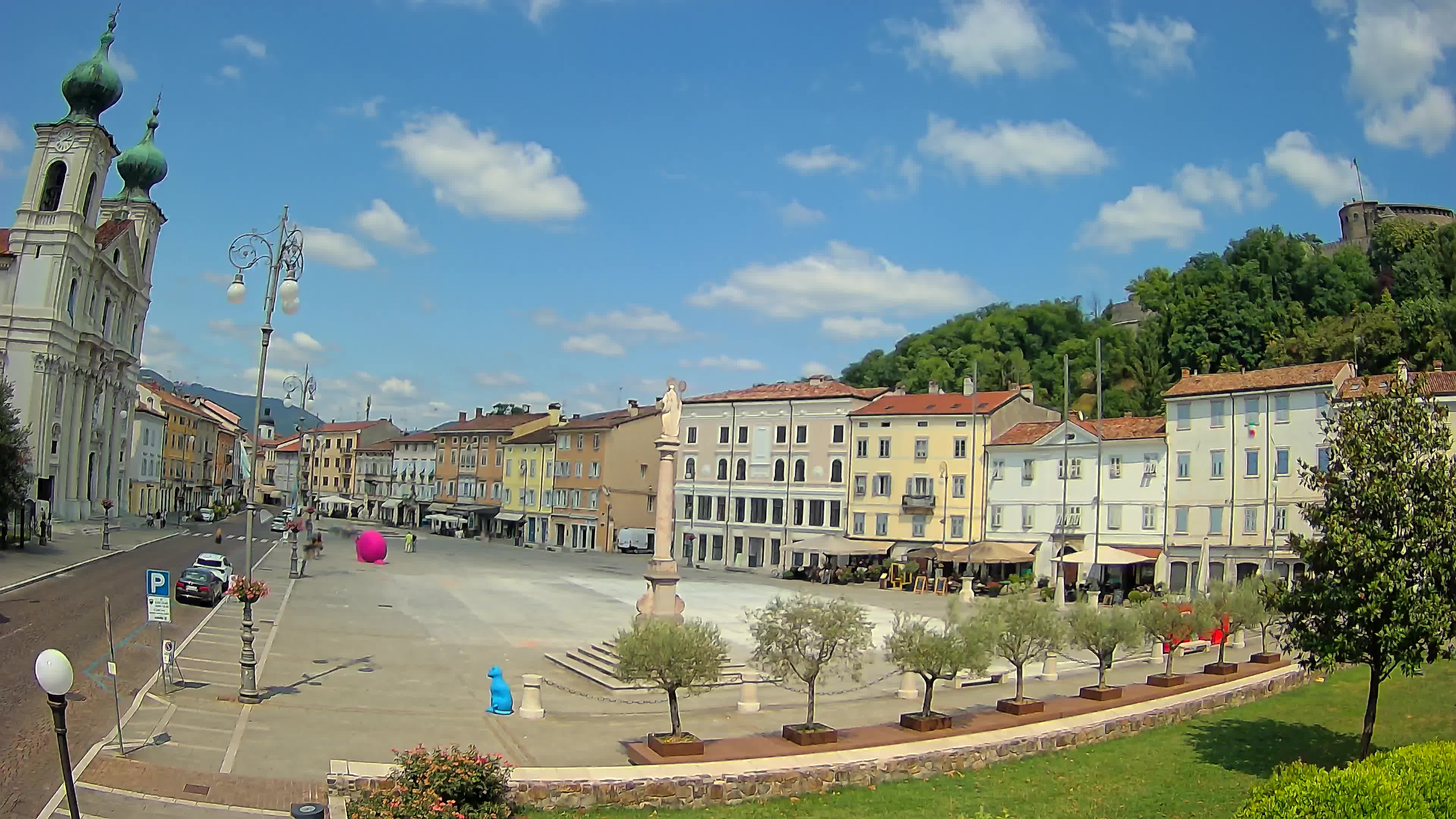 Webcam Gorizia Vittoria square – Church of st. Ignazio