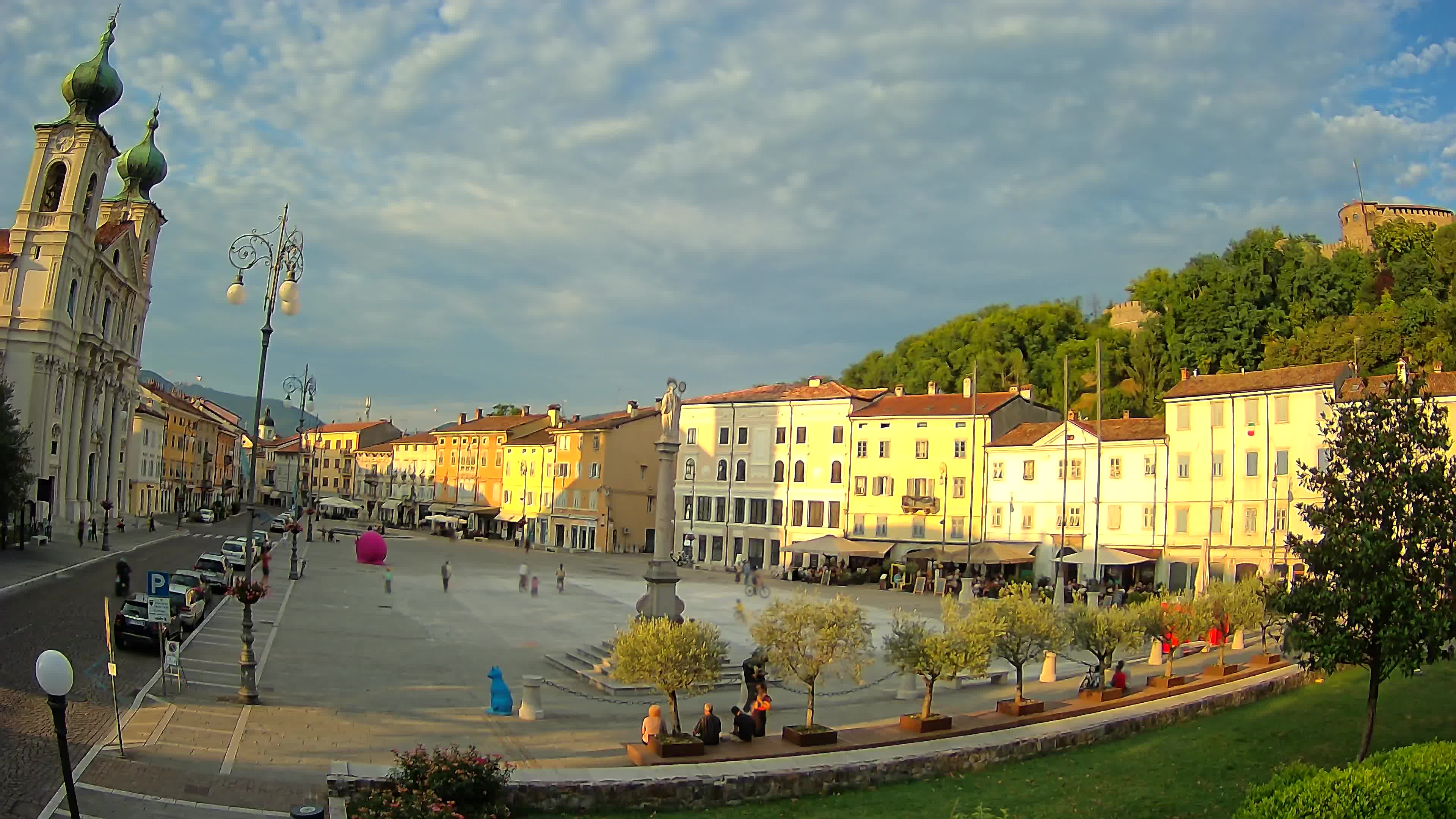 Webcam Gorizia Vittoria square – Church of st. Ignazio