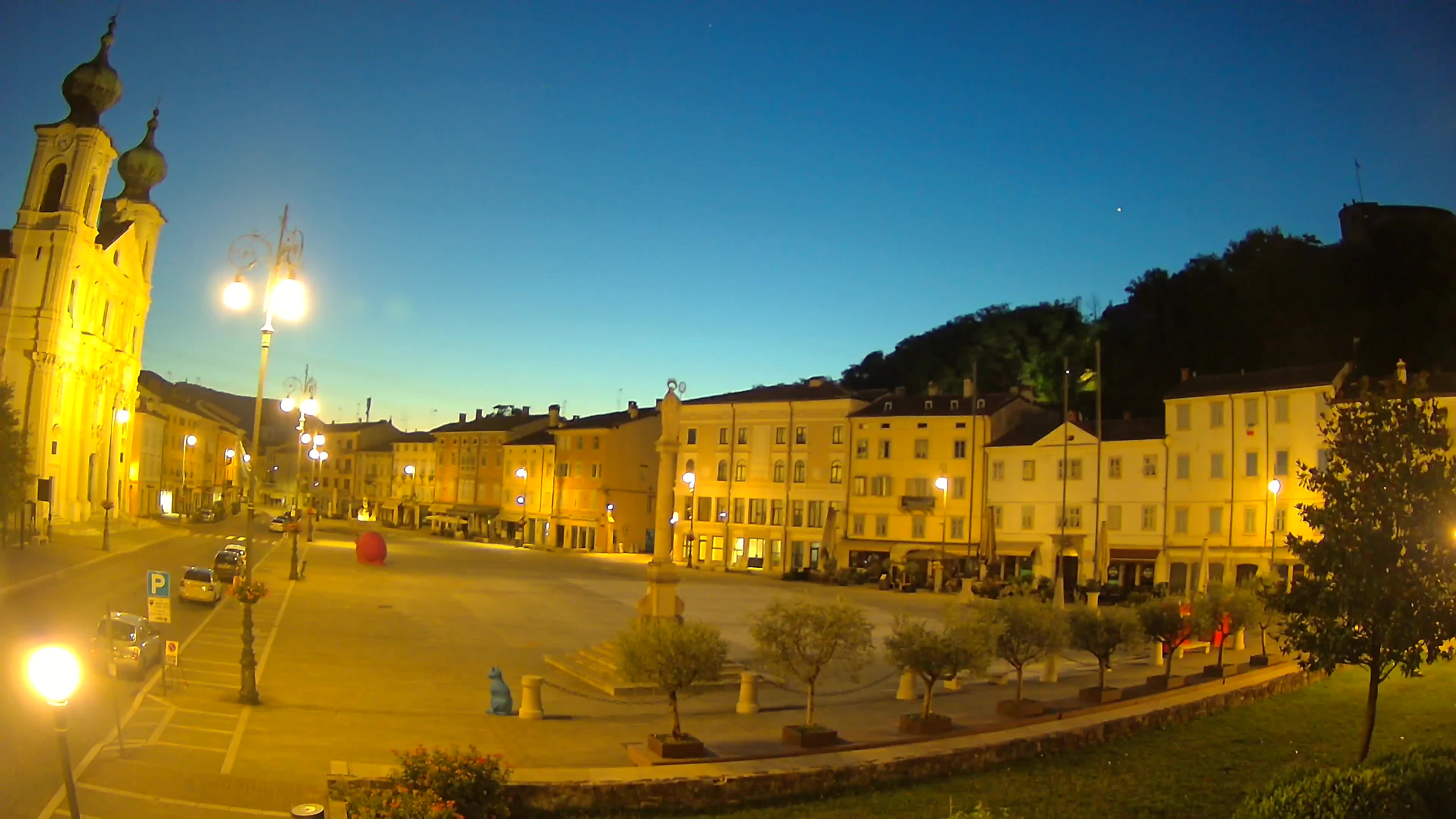 Webcam Gorizia Vittoria square – Church of st. Ignazio