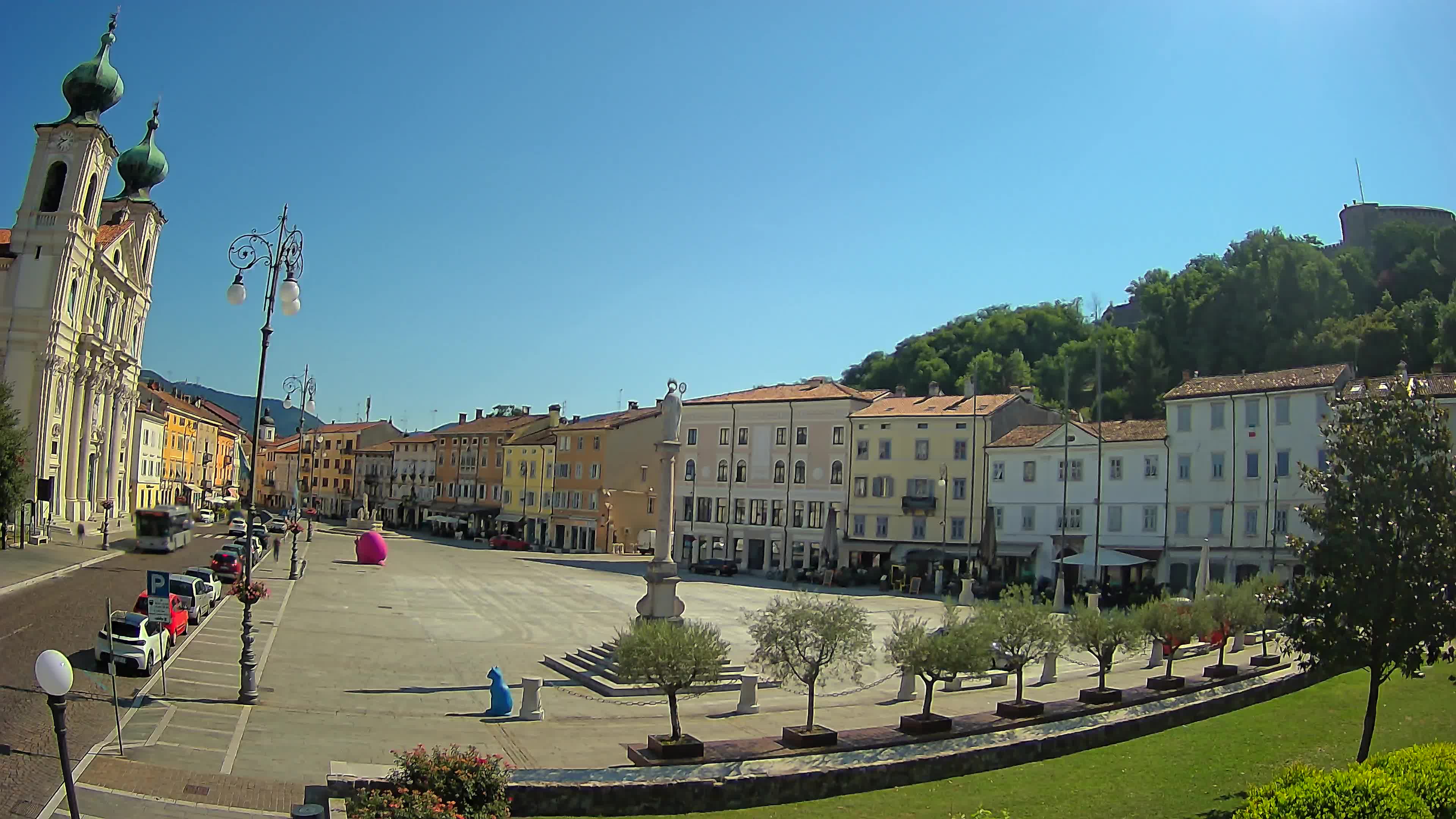 Webcam Gorizia Vittoria square – Church of st. Ignazio