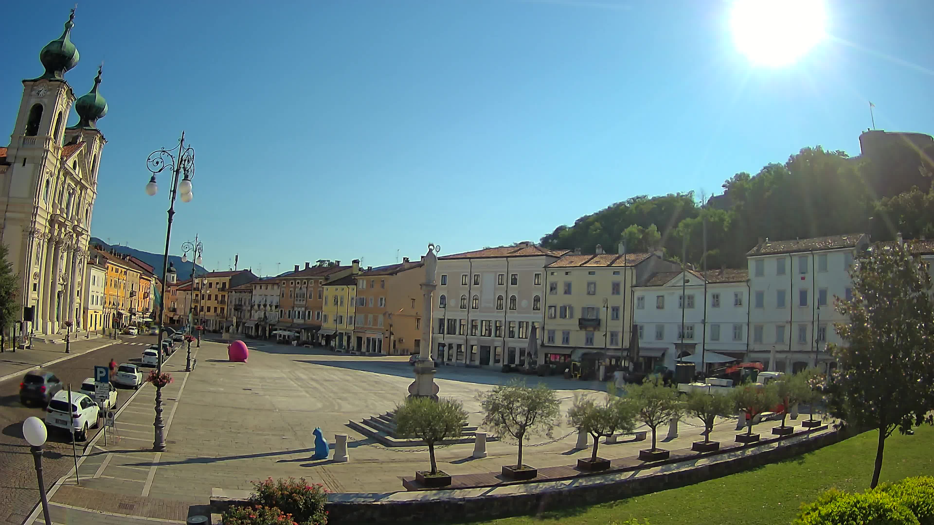 Webcam Gorizia Vittoria square – Church of st. Ignazio