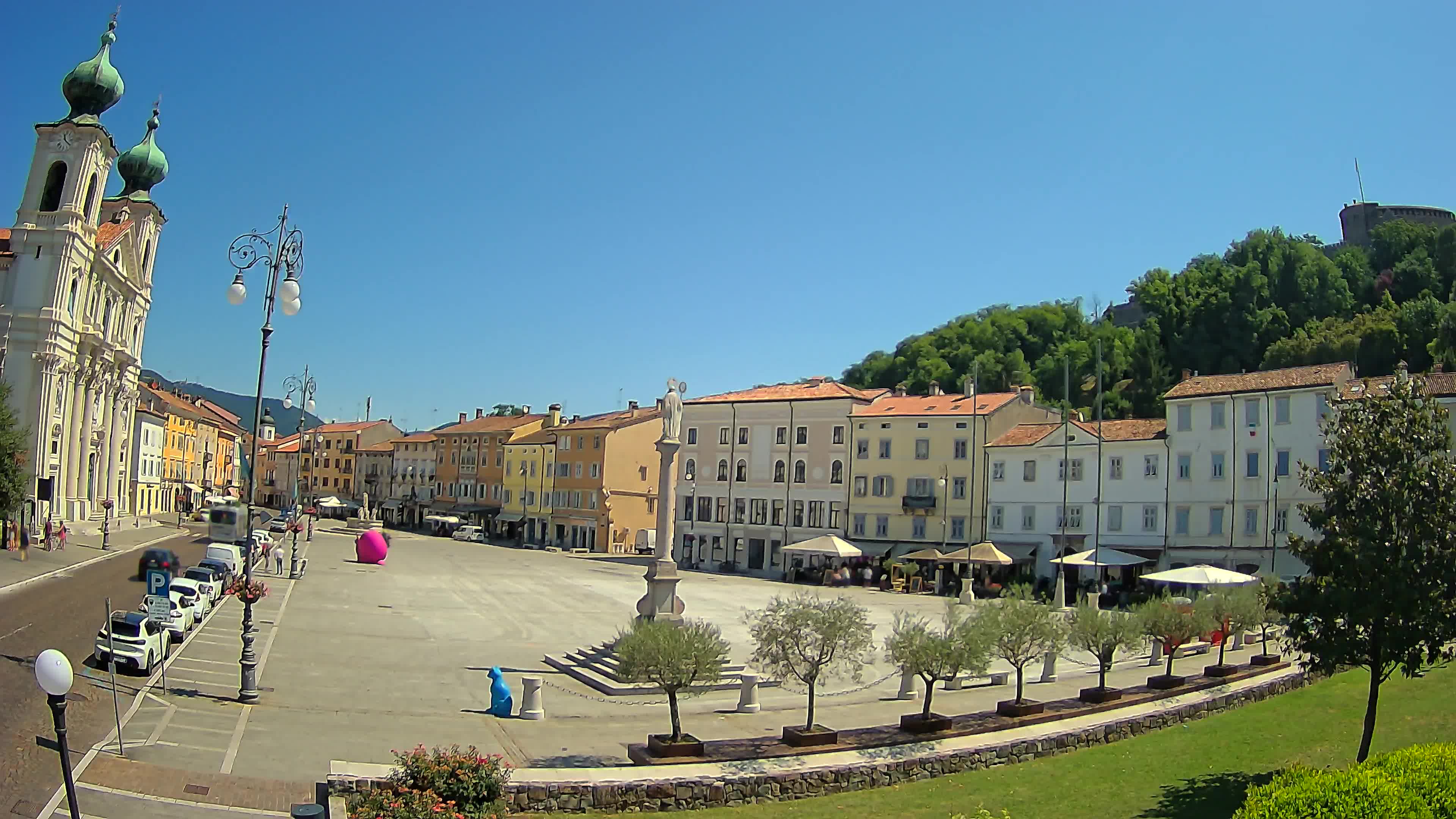 Webcam Gorizia Vittoria square – Church of st. Ignazio