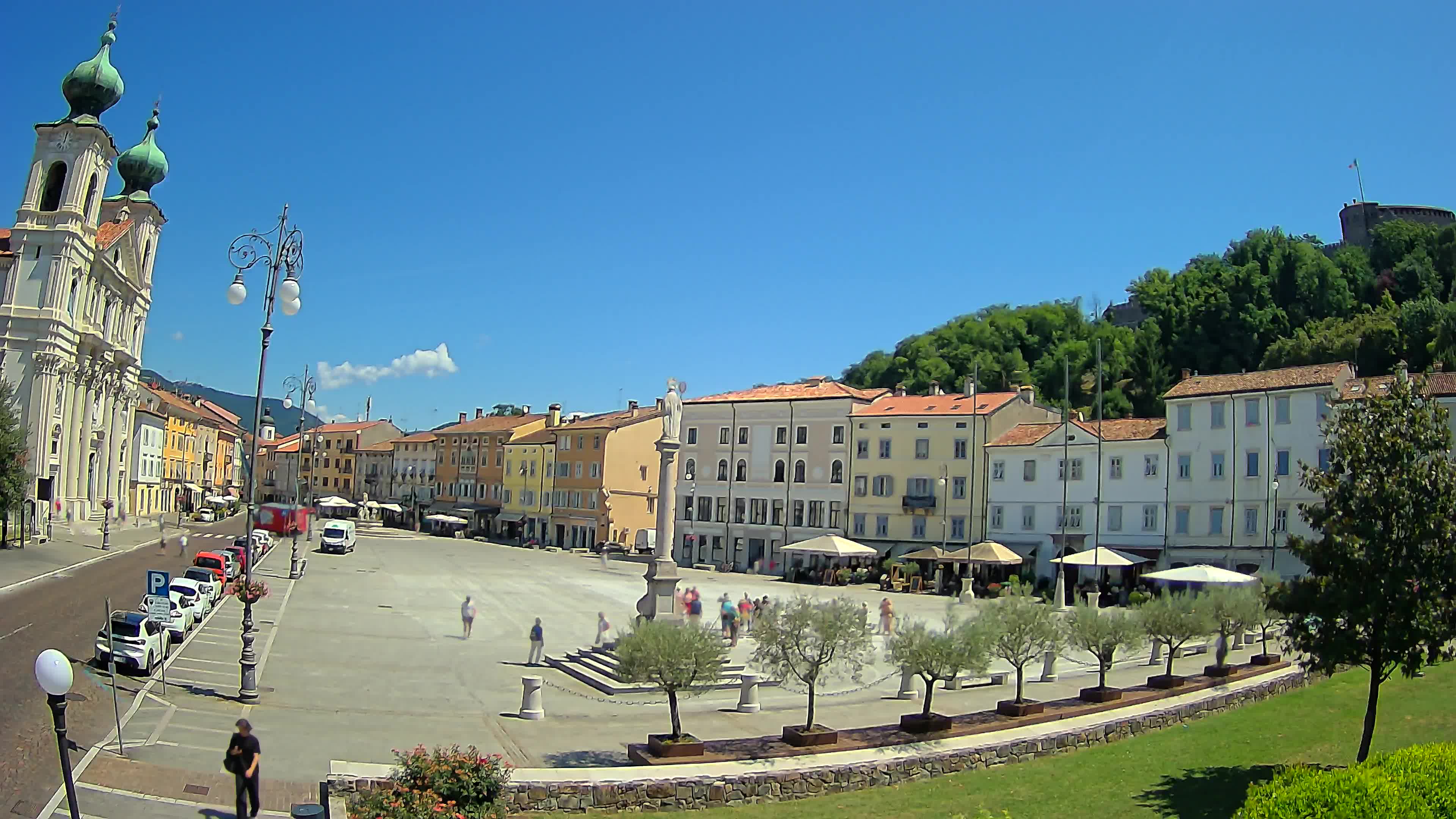 Webcam Gorizia Vittoria square – Church of st. Ignazio