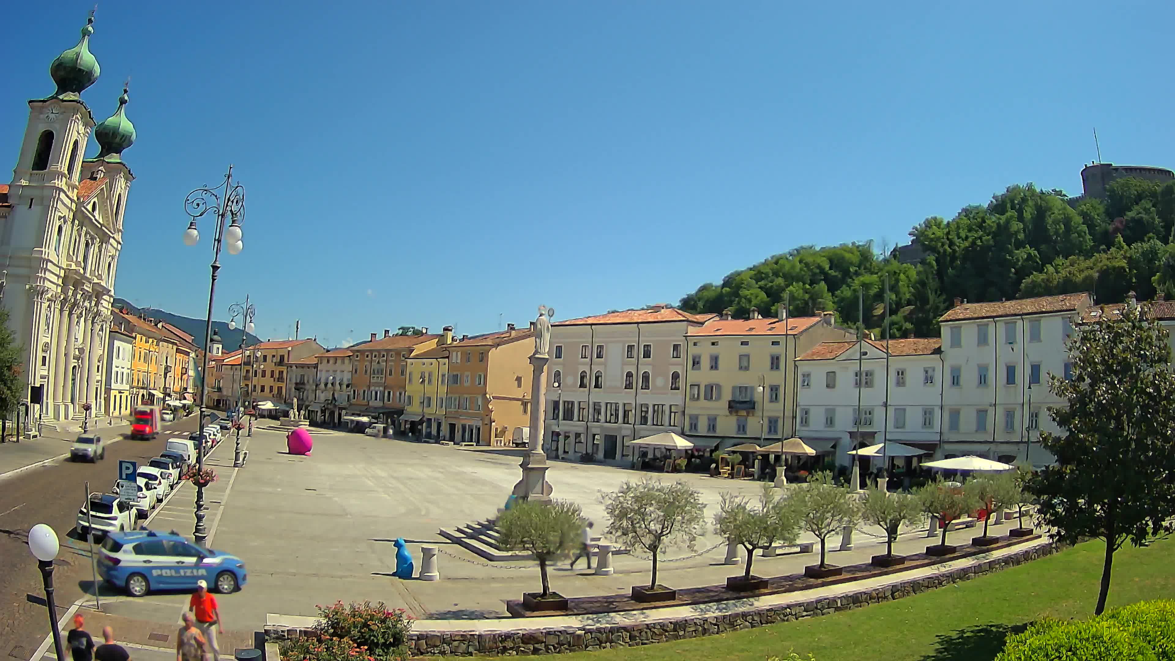 Webcam Gorizia Vittoria square – Church of st. Ignazio