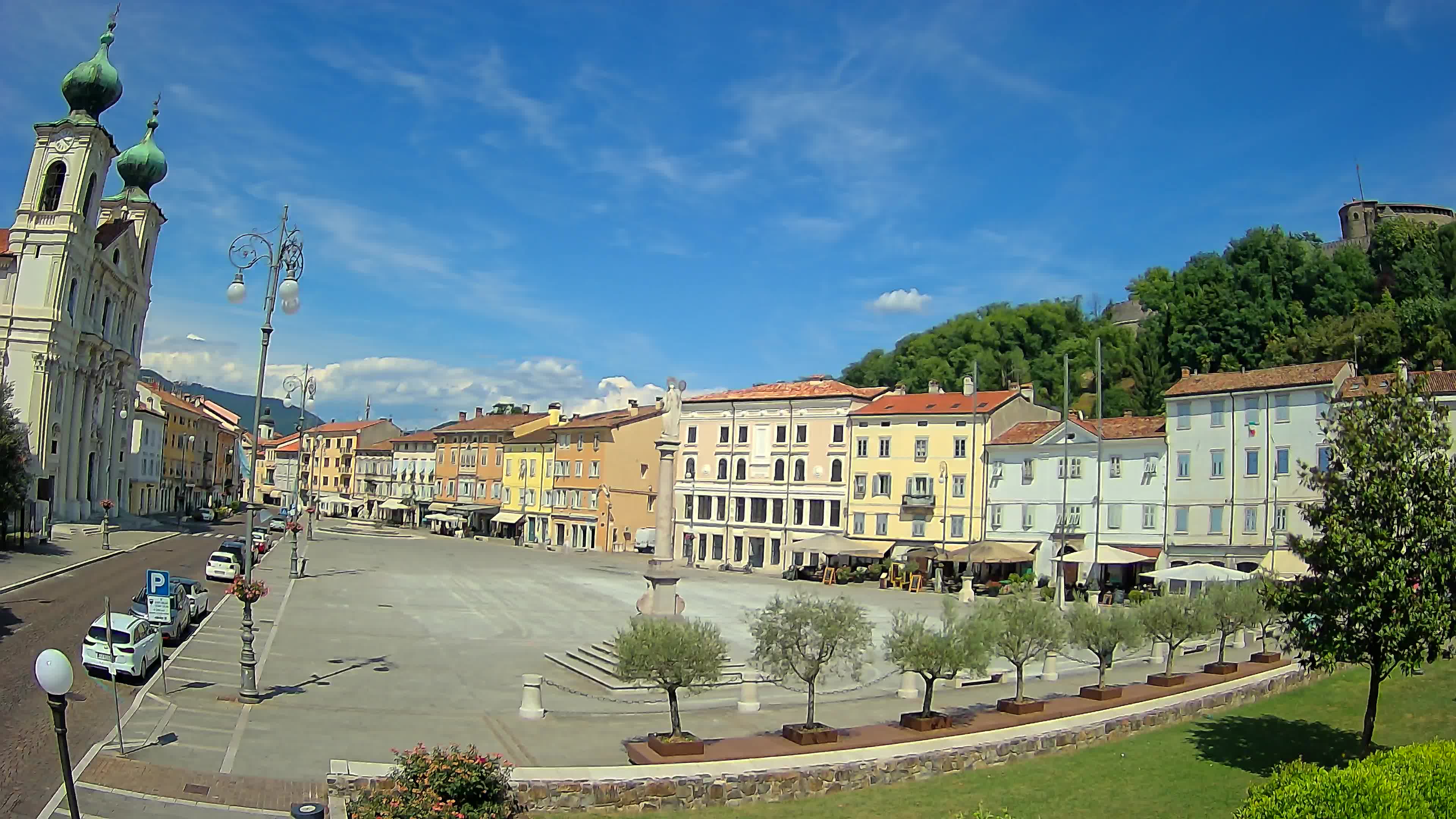 Webcam Gorizia Vittoria square – Church of st. Ignazio