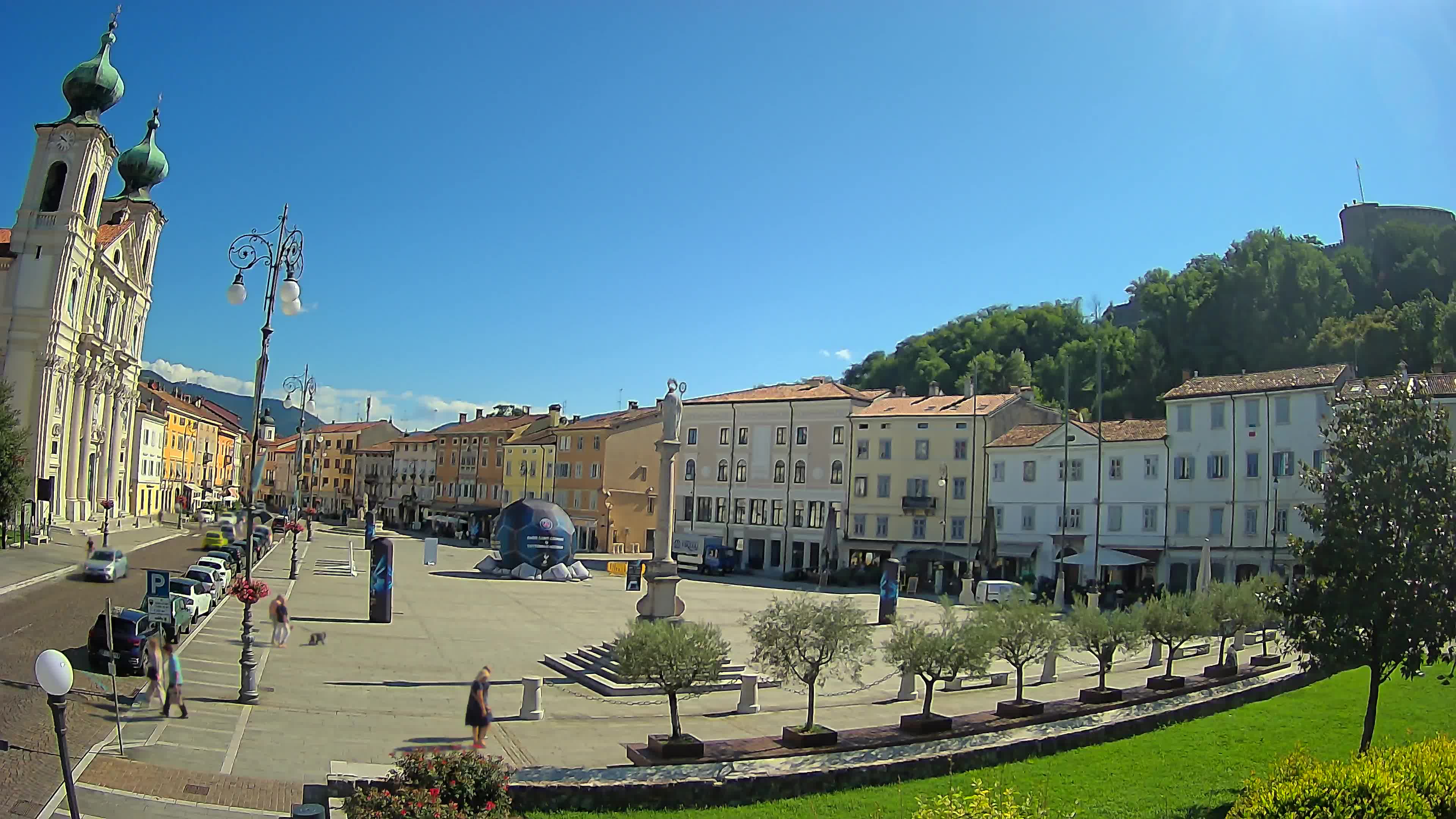 Webcam Gorizia Vittoria square – Church of st. Ignazio