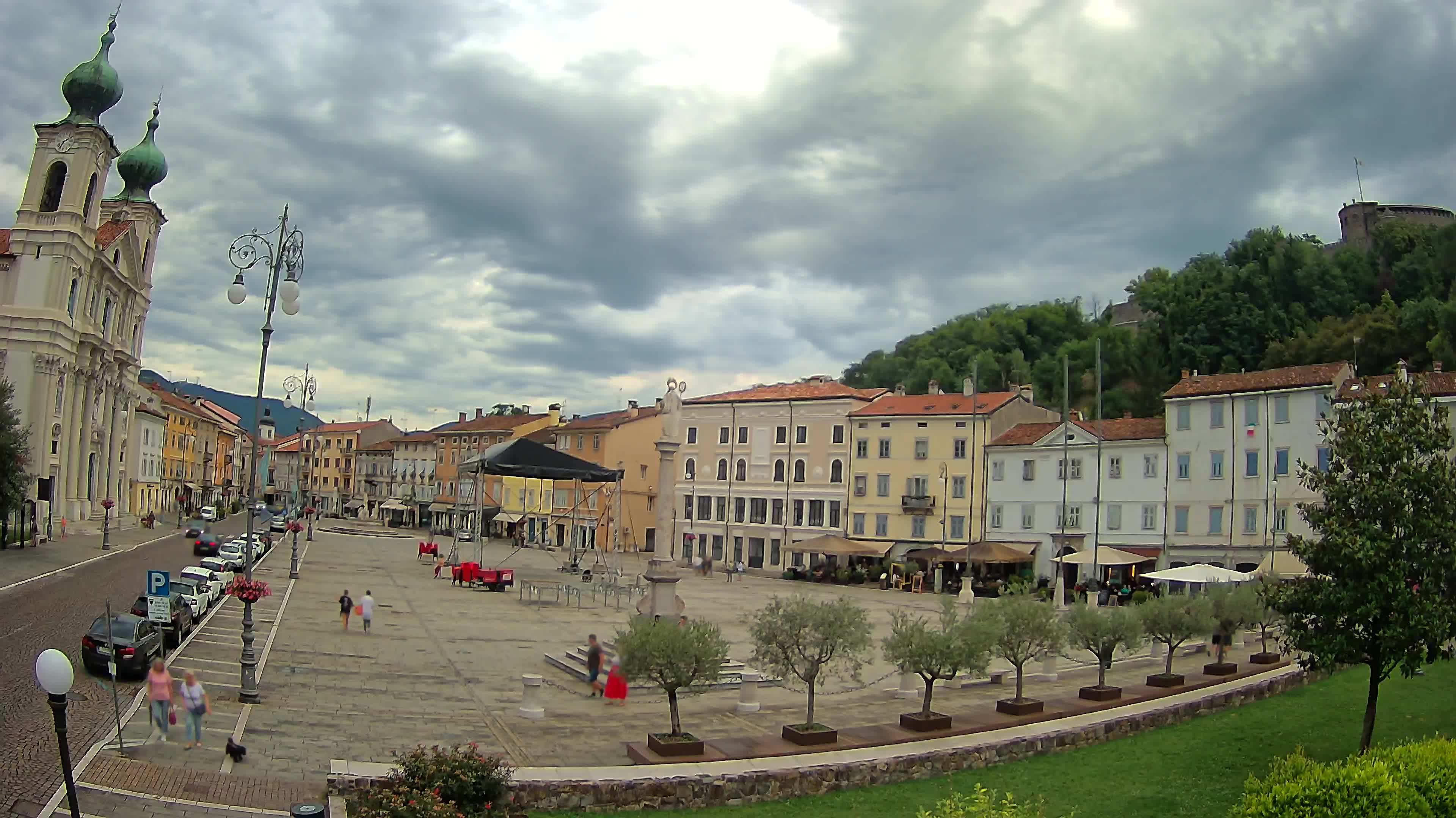 Webcam Gorizia Vittoria square – Church of st. Ignazio