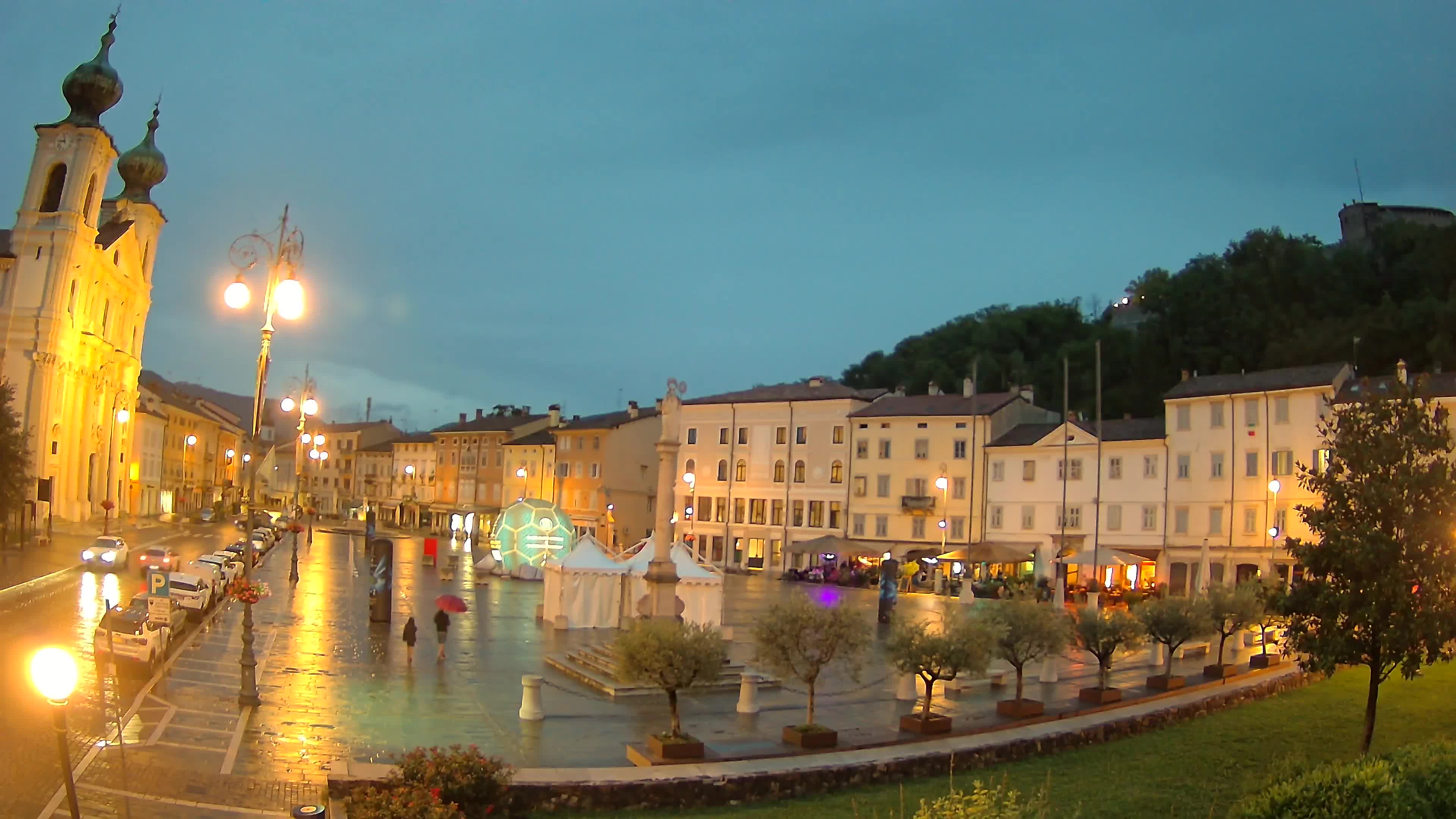 Webcam Gorizia Vittoria square – Church of st. Ignazio