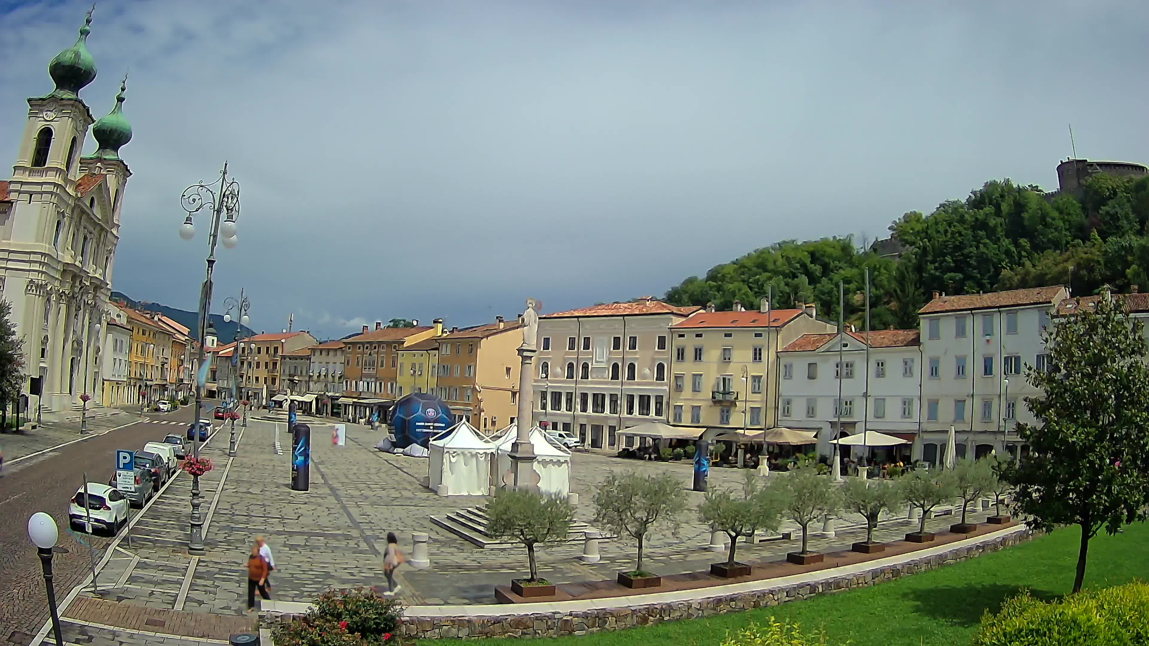 Webcam Gorizia Vittoria square – Church of st. Ignazio