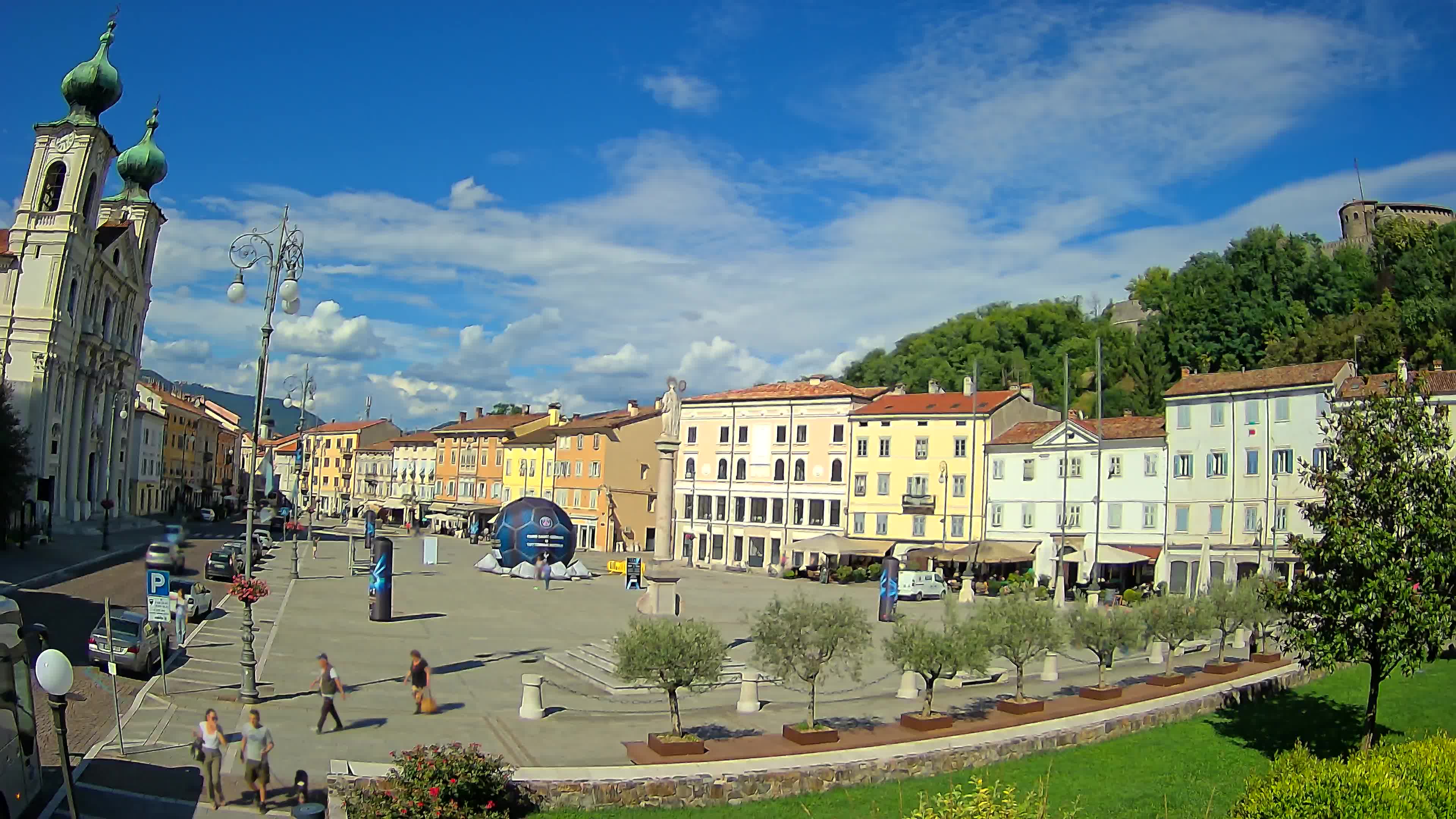 Webcam Gorizia Vittoria square – Church of st. Ignazio