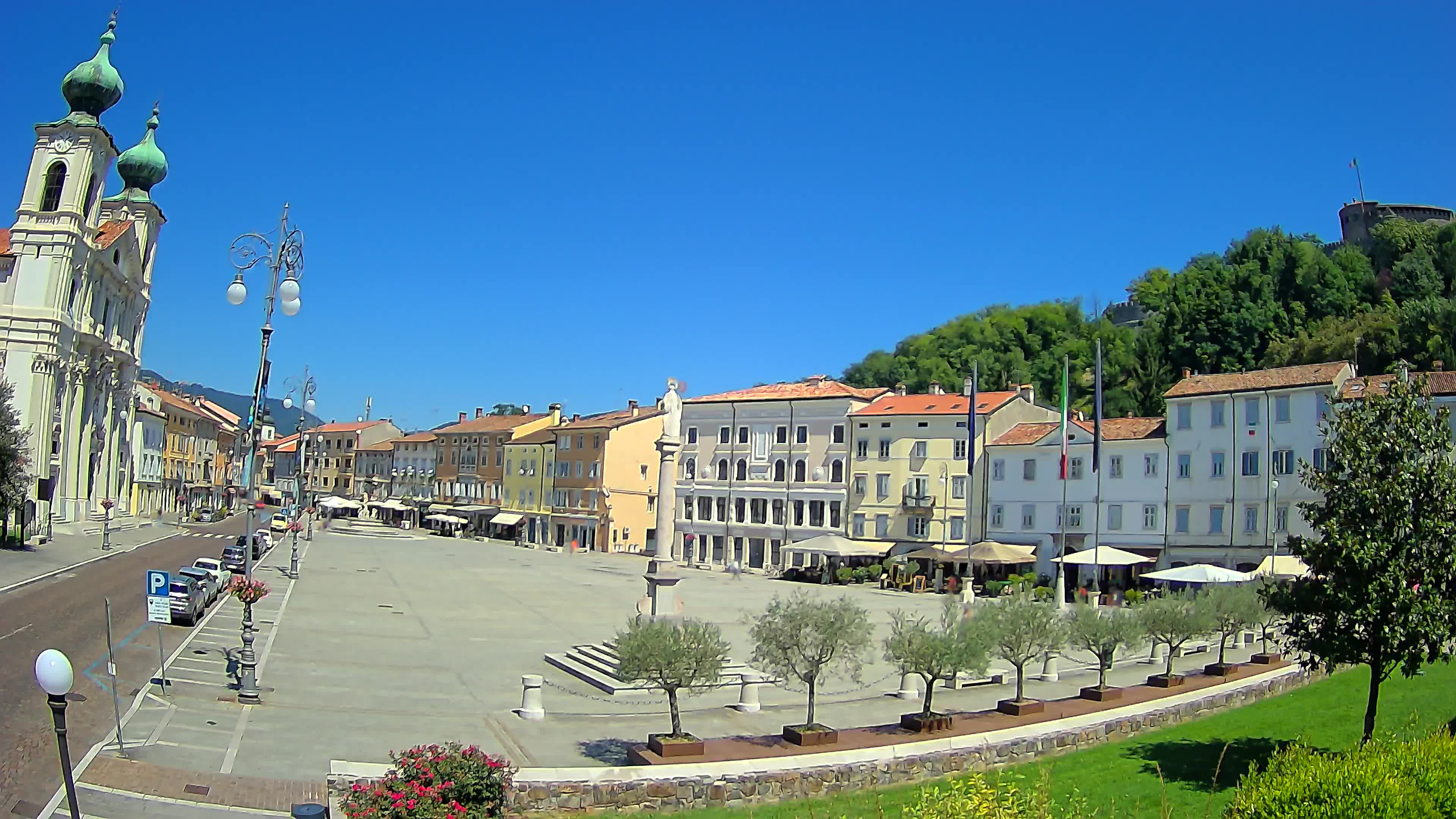 Webcam Gorizia Vittoria square – Church of st. Ignazio