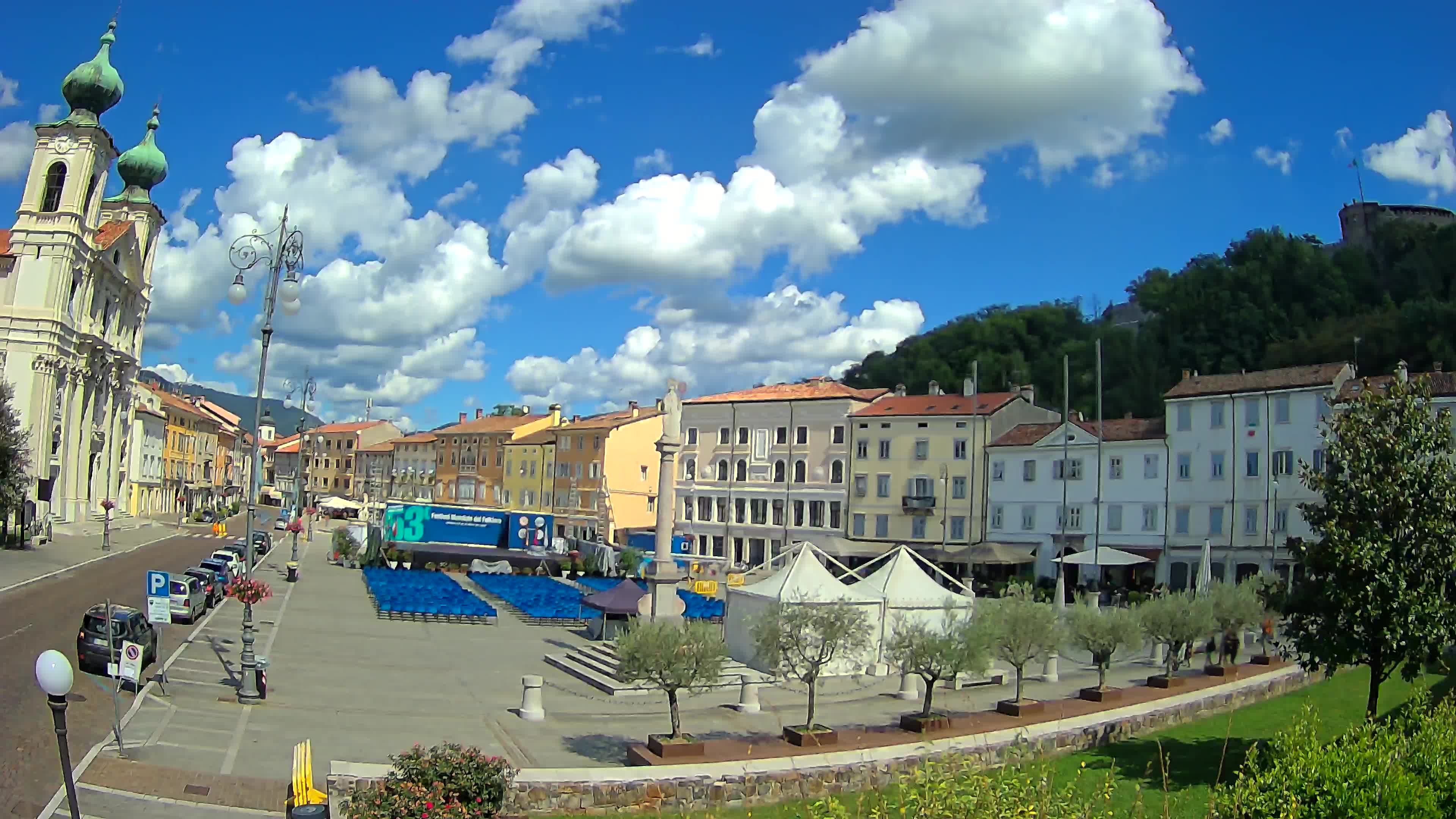 Webcam Gorizia Vittoria square – Church of st. Ignazio