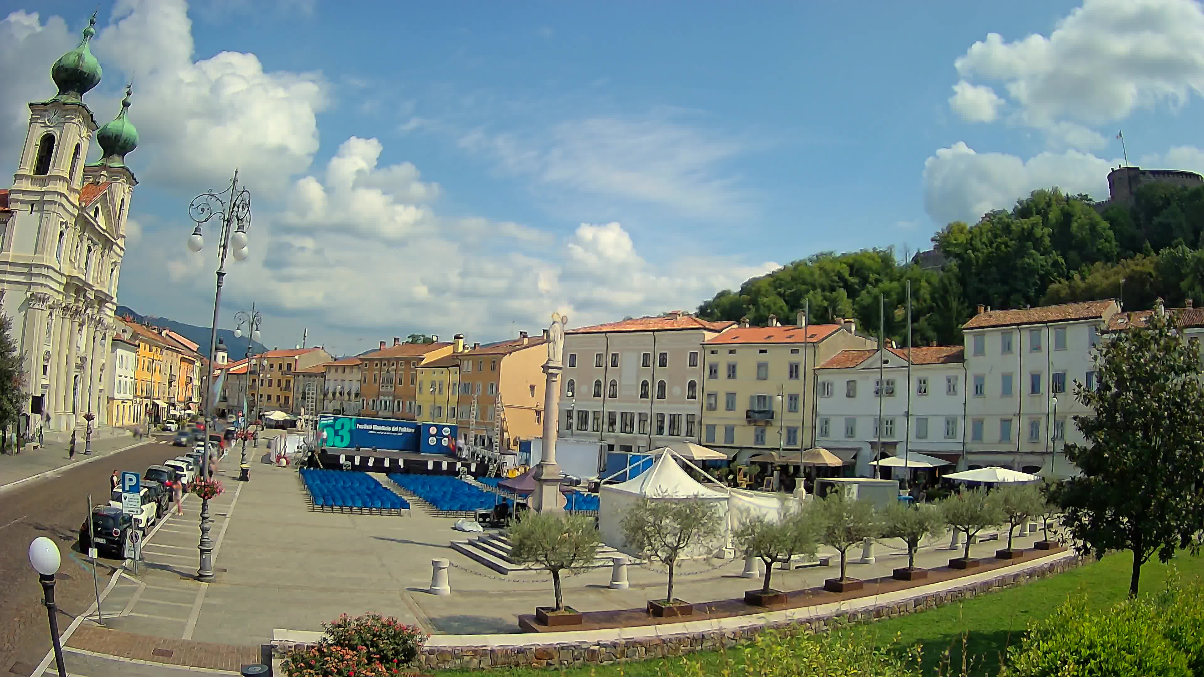 Webcam Gorizia Vittoria square – Church of st. Ignazio