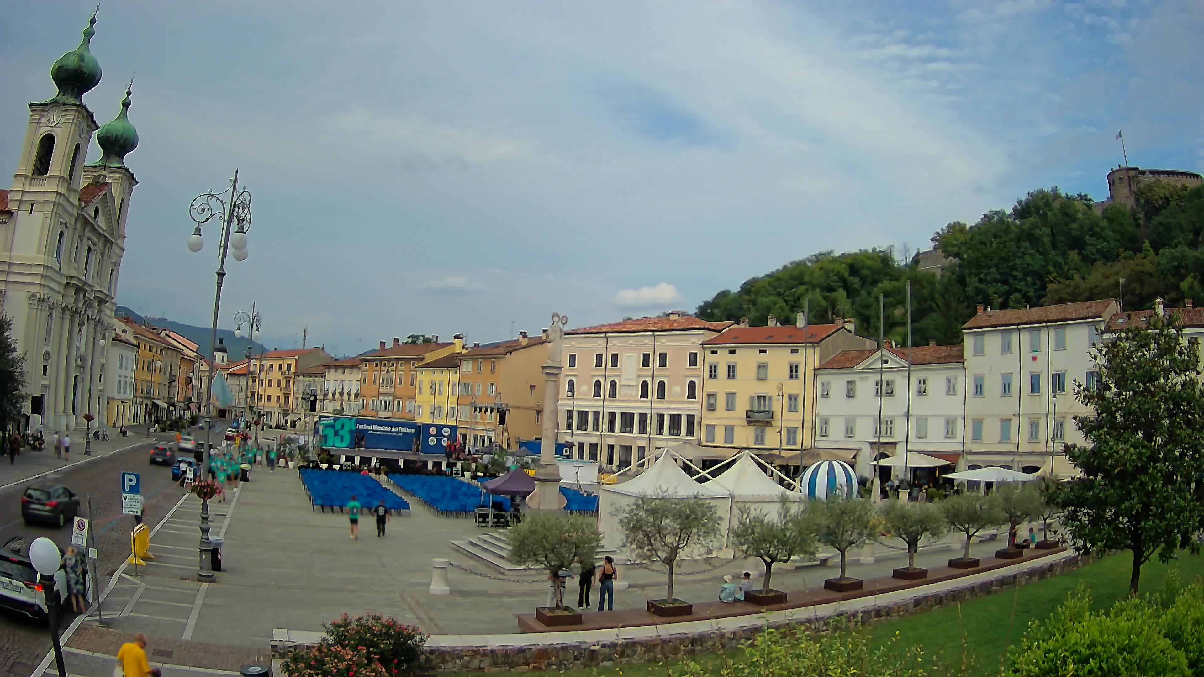 Webcam Gorizia Vittoria square – Church of st. Ignazio