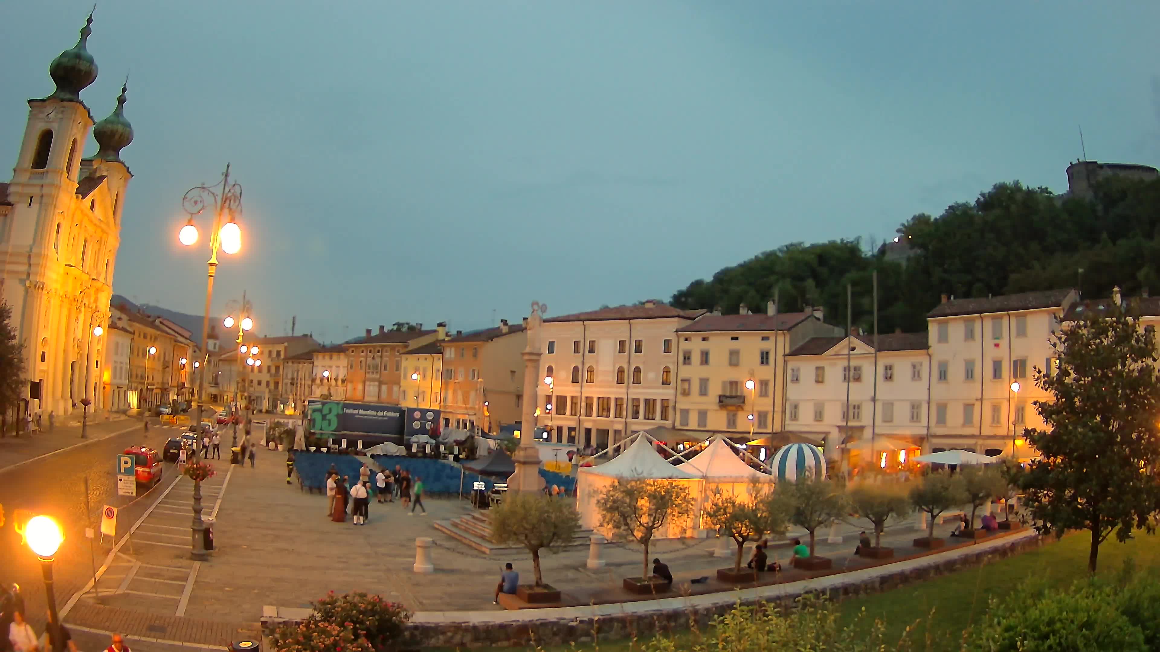 Webcam Gorizia Vittoria square – Church of st. Ignazio