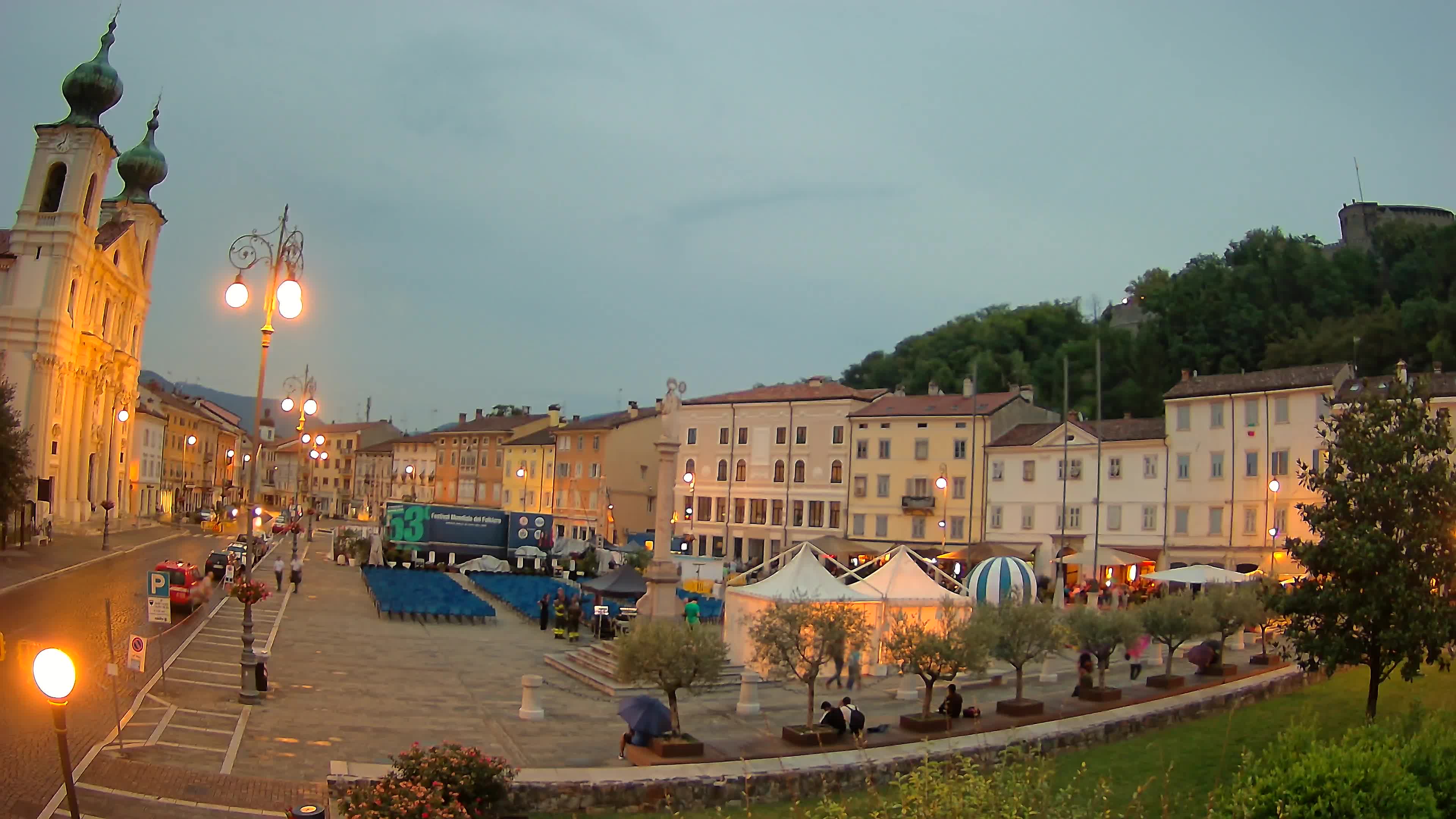 Webcam Gorizia Vittoria square – Church of st. Ignazio