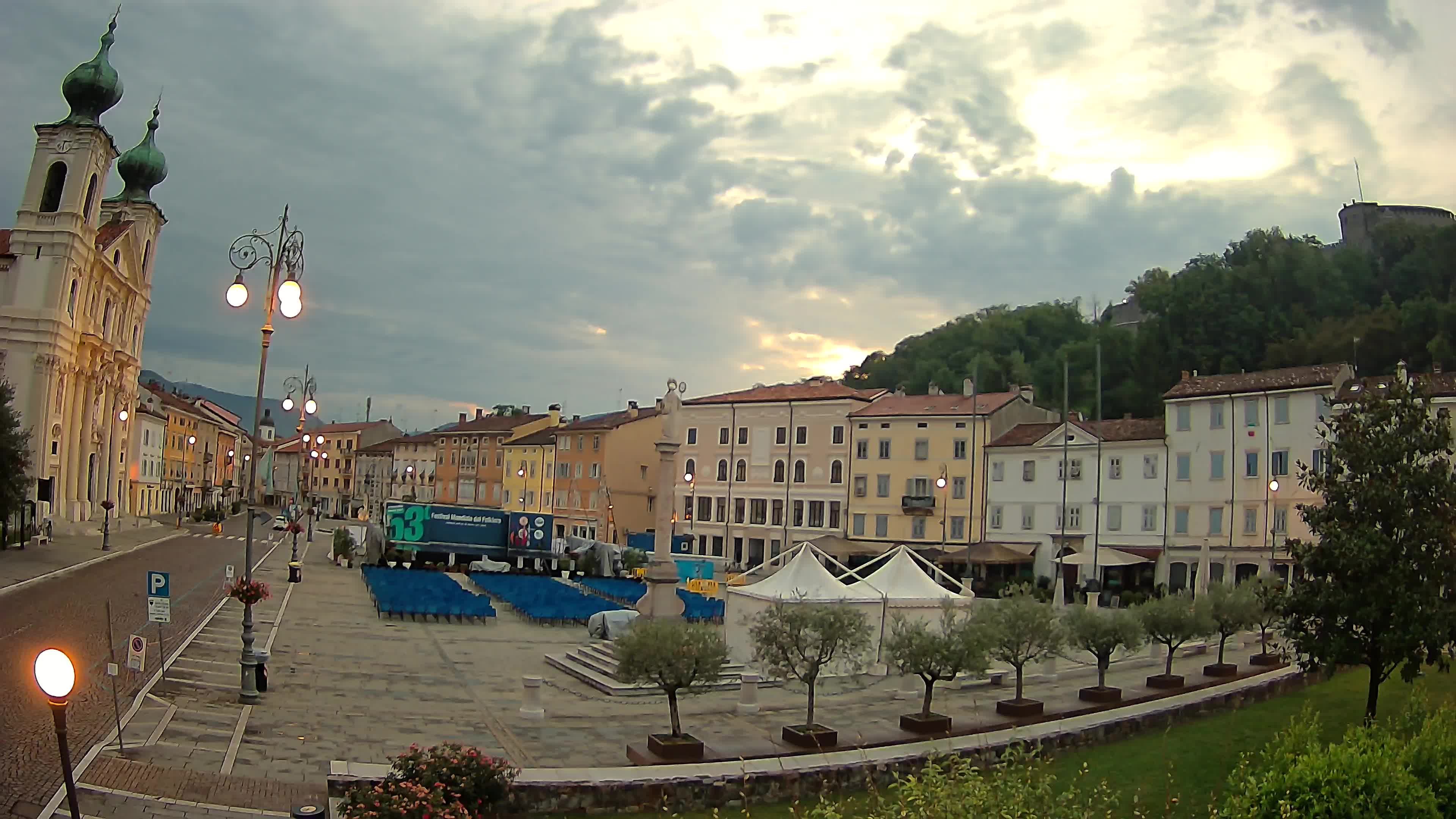 Webcam Gorizia Vittoria square – Church of st. Ignazio