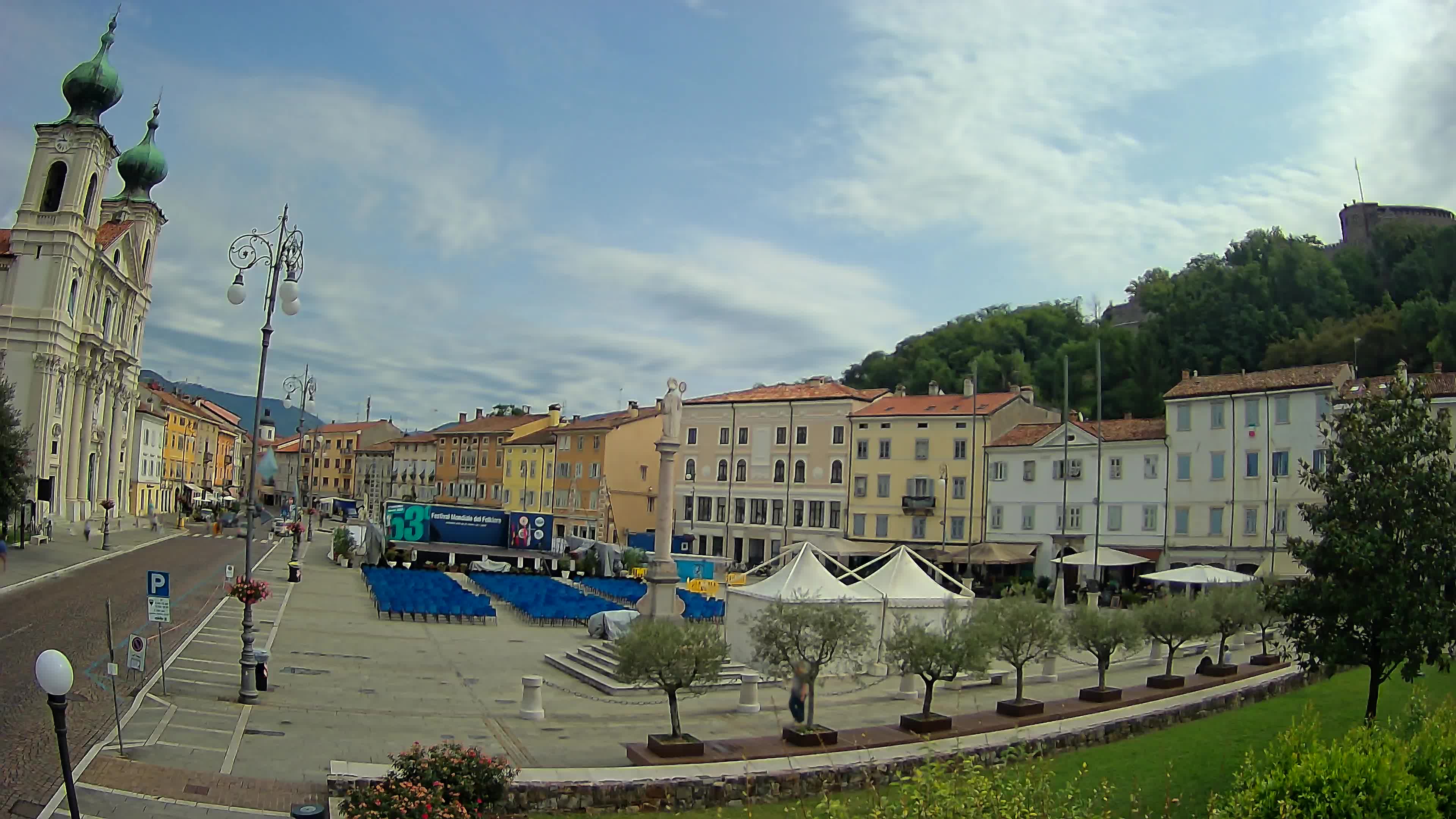 Webcam Gorizia Vittoria square – Church of st. Ignazio