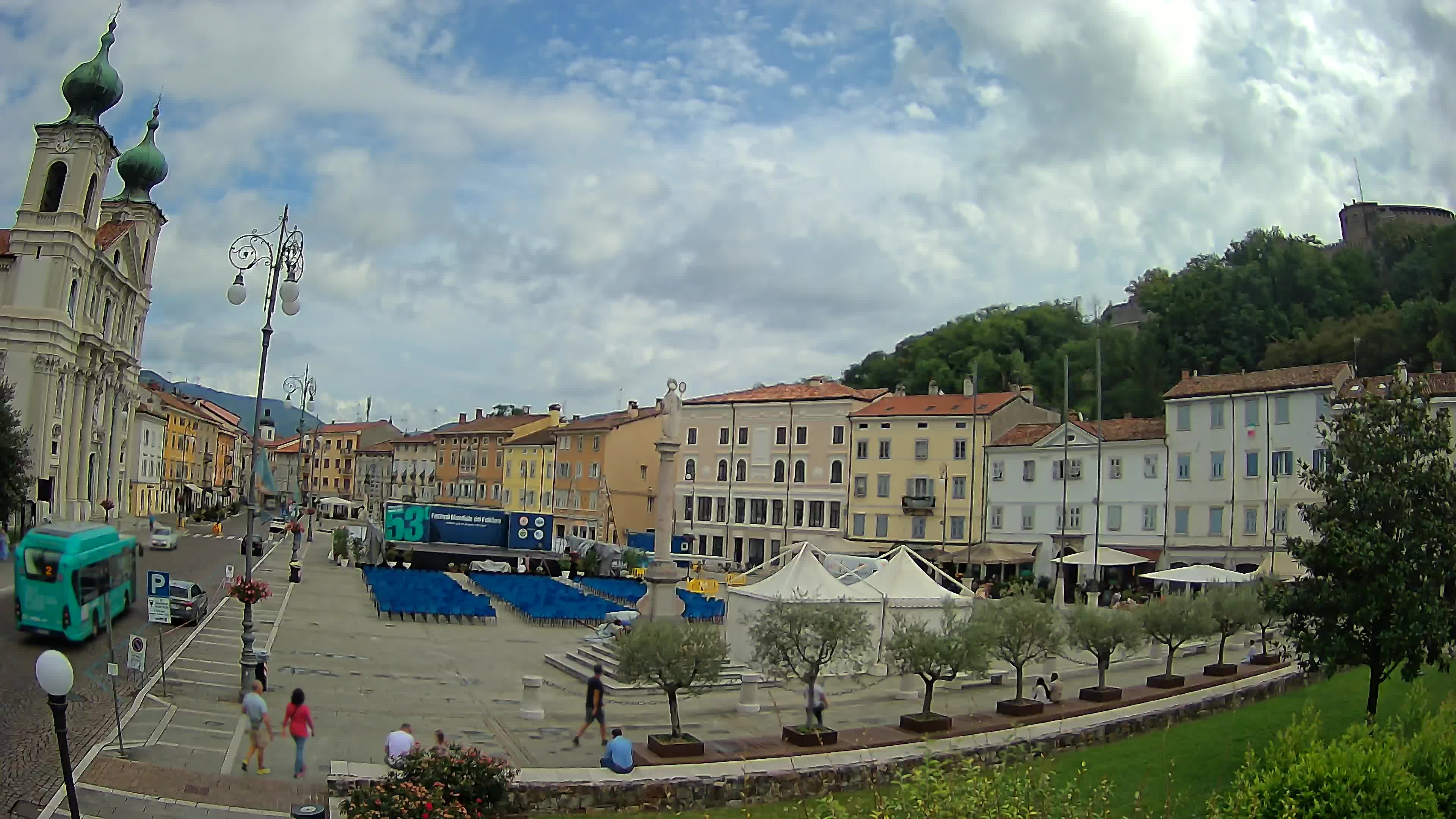 Webcam Gorizia Vittoria square – Church of st. Ignazio