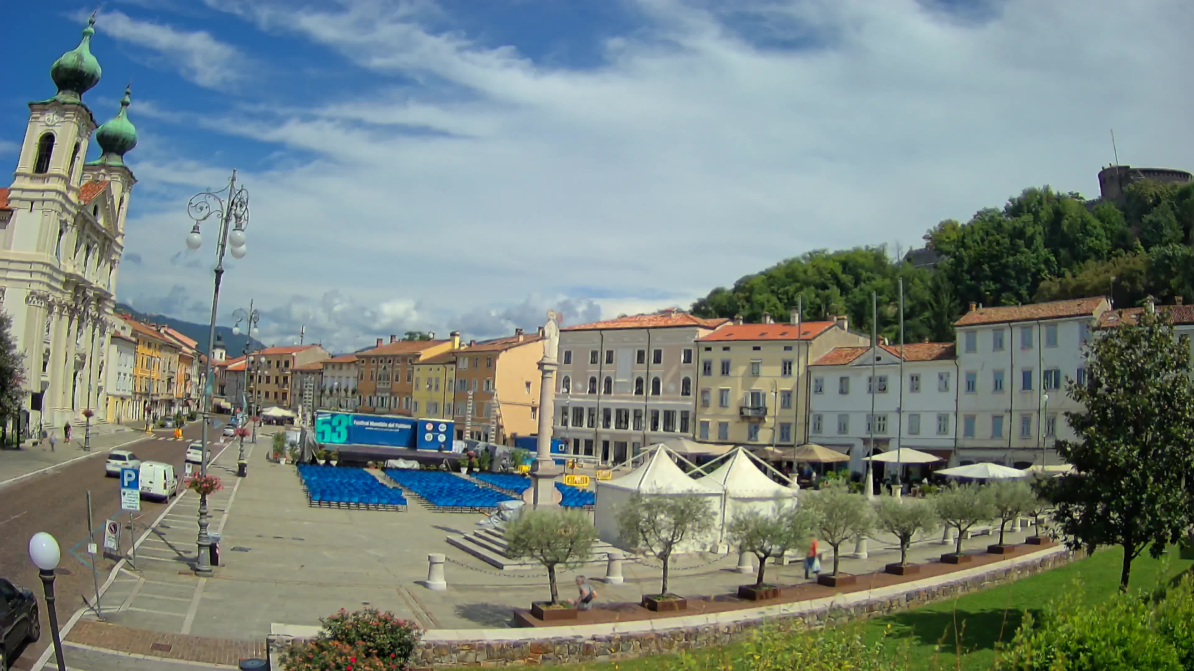 Webcam Gorizia Vittoria square – Church of st. Ignazio