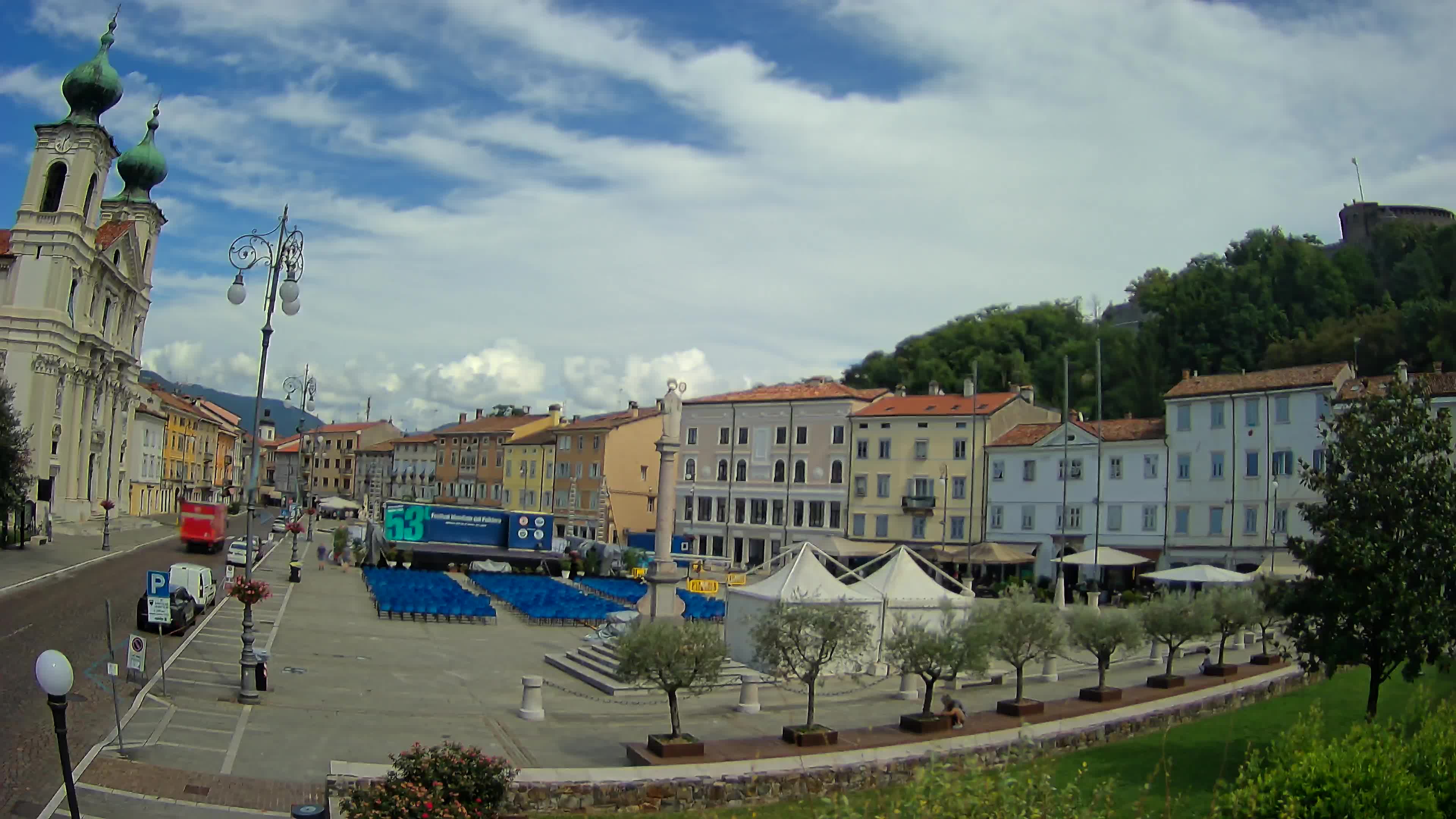 Webcam Gorizia Vittoria square – Church of st. Ignazio