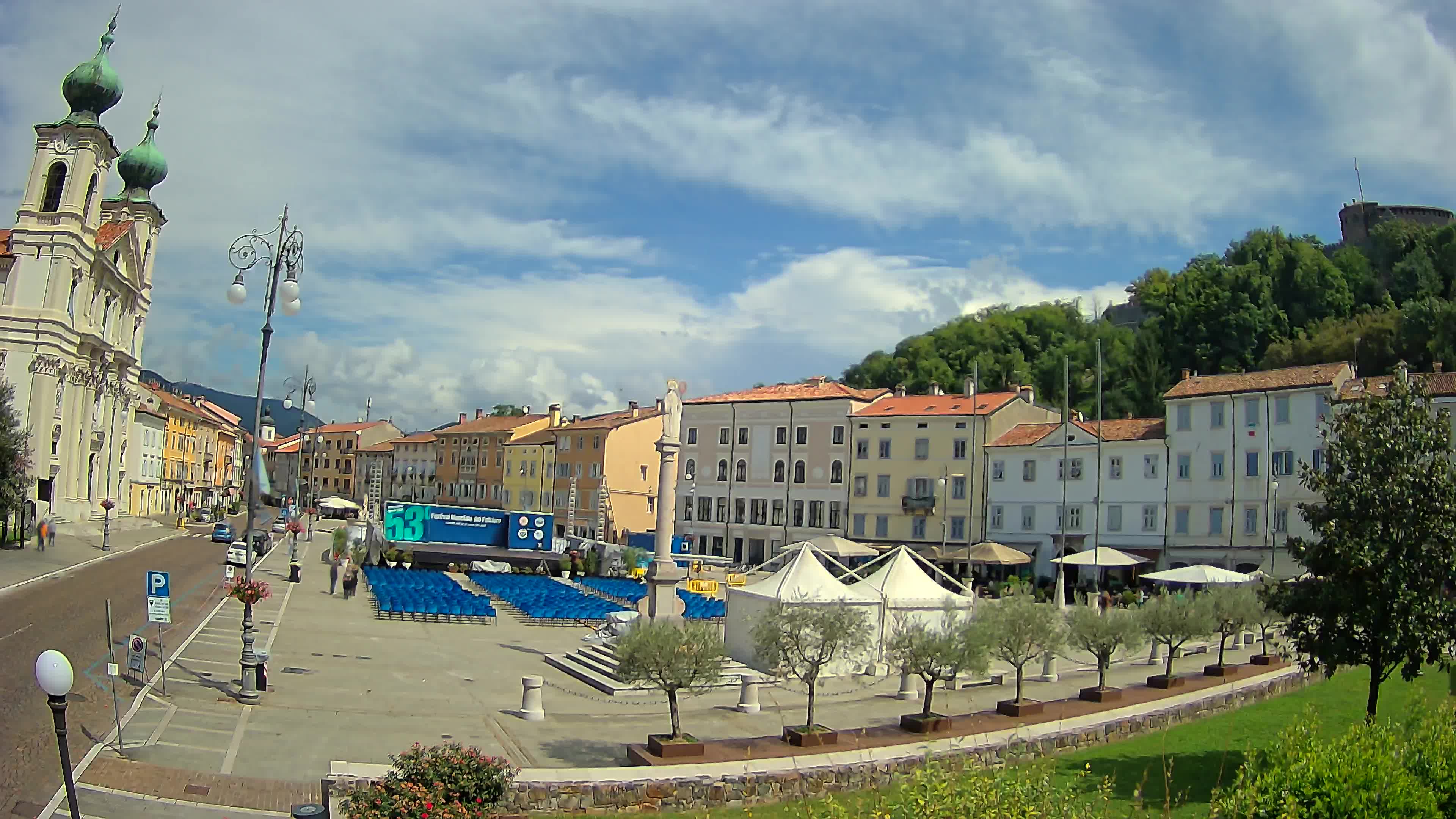 Webcam Gorizia Vittoria square – Church of st. Ignazio