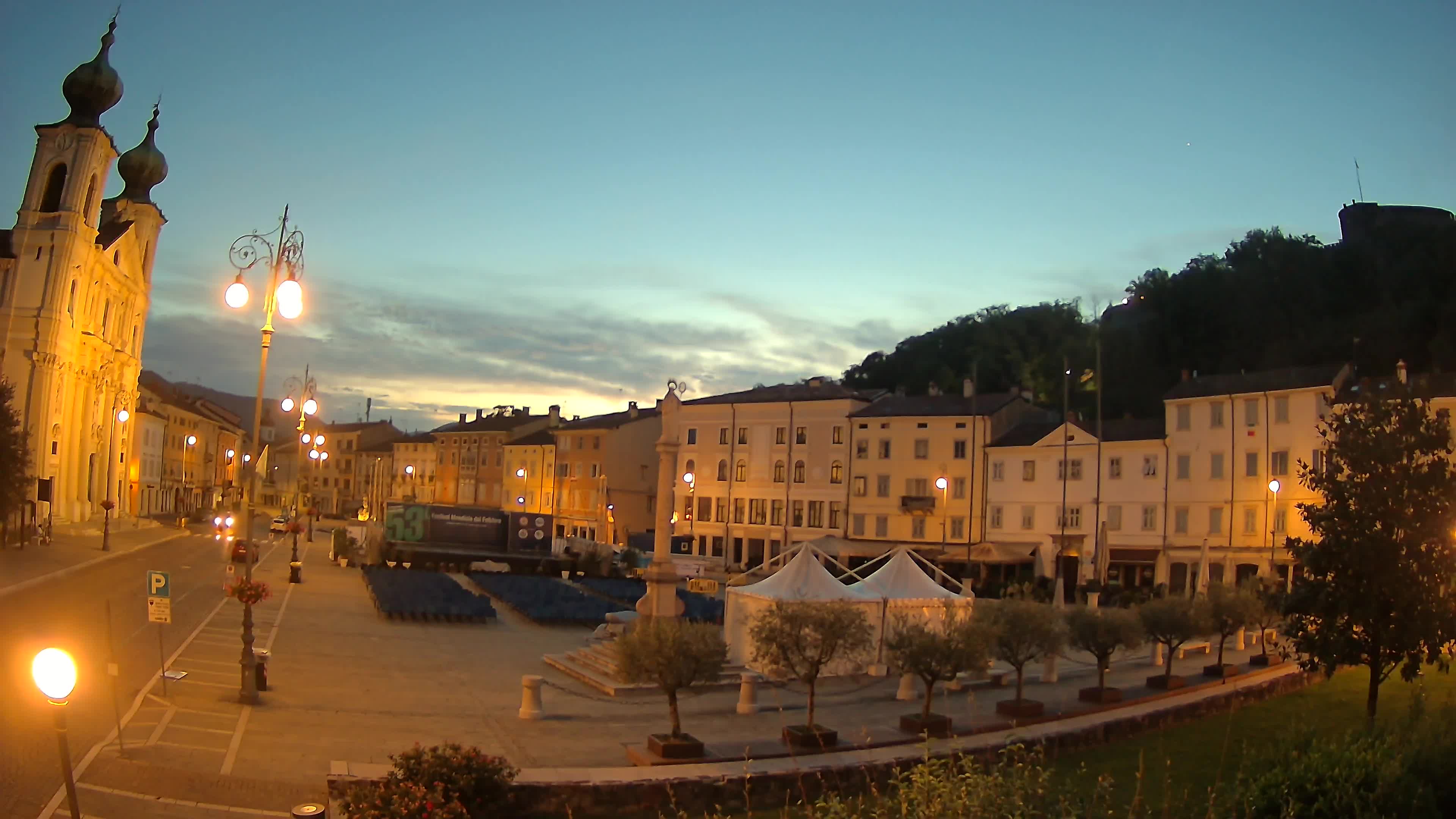 Webcam Gorizia Vittoria square – Church of st. Ignazio
