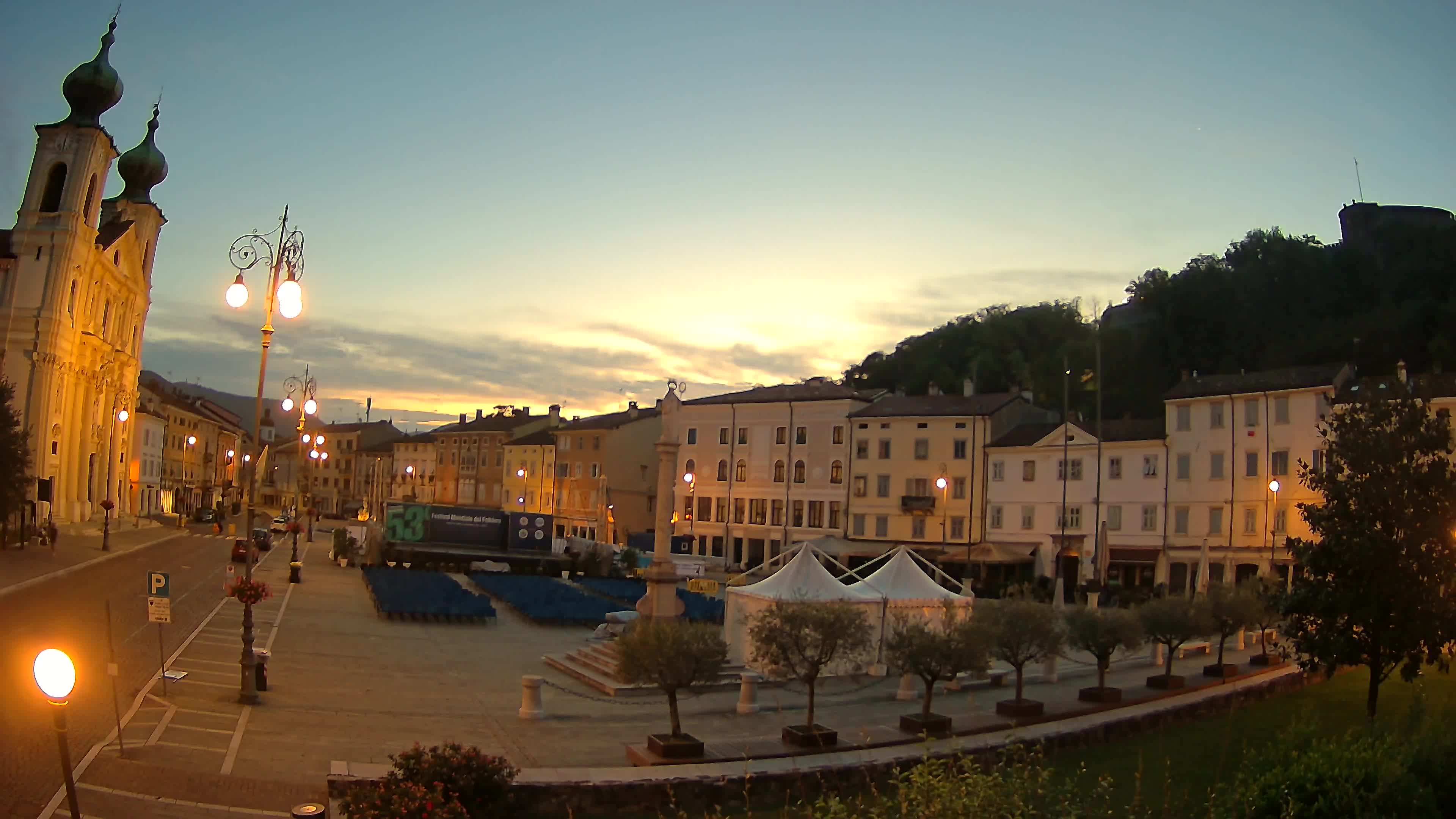 Webcam Gorizia Vittoria square – Church of st. Ignazio