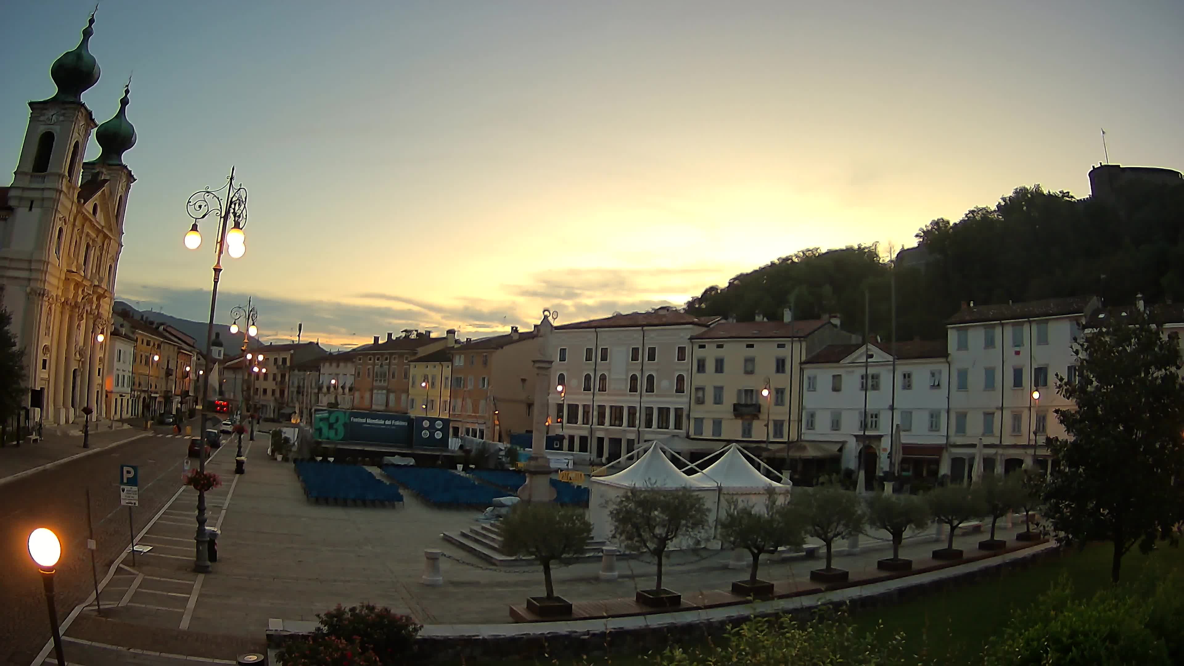 Webcam Gorizia Vittoria square – Church of st. Ignazio