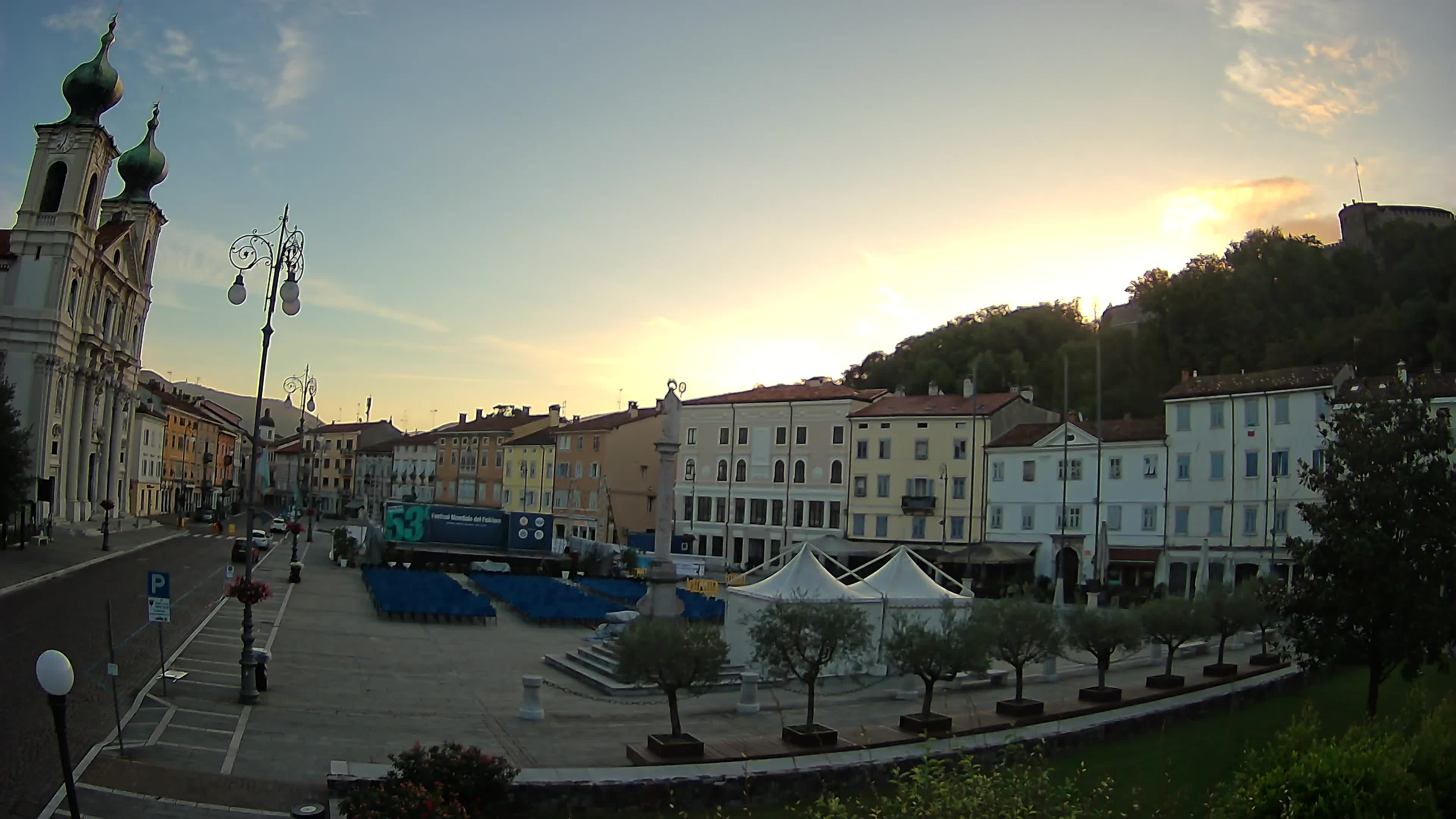 Webcam Gorizia Vittoria square – Church of st. Ignazio