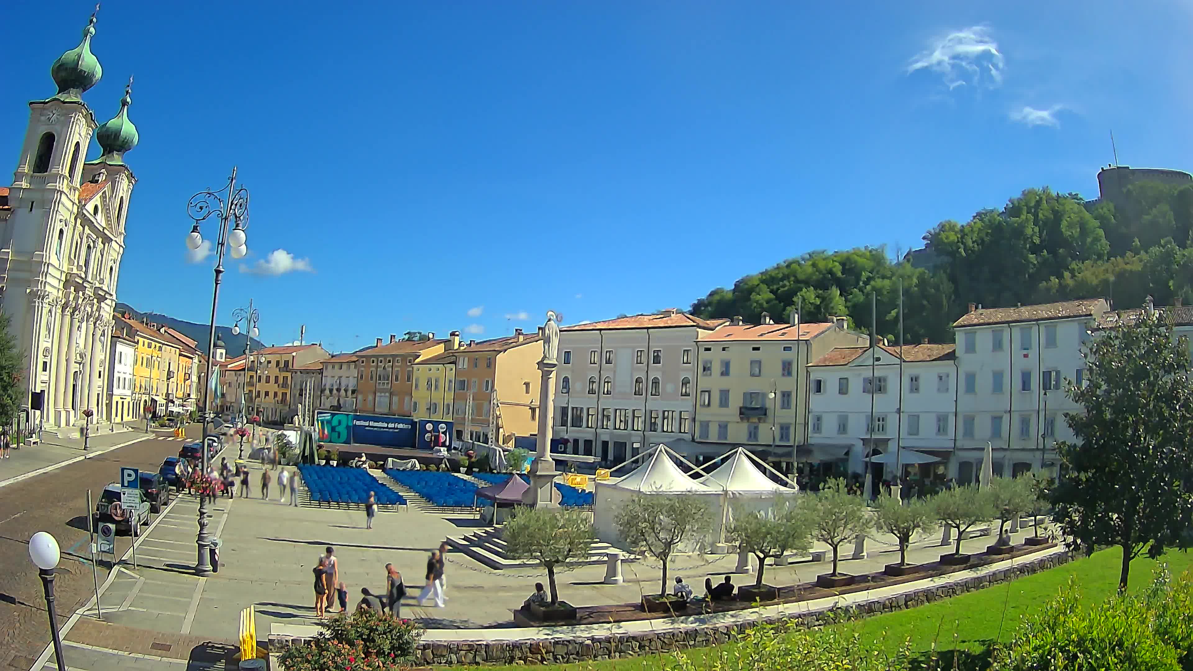 Webcam Gorizia Vittoria square – Church of st. Ignazio