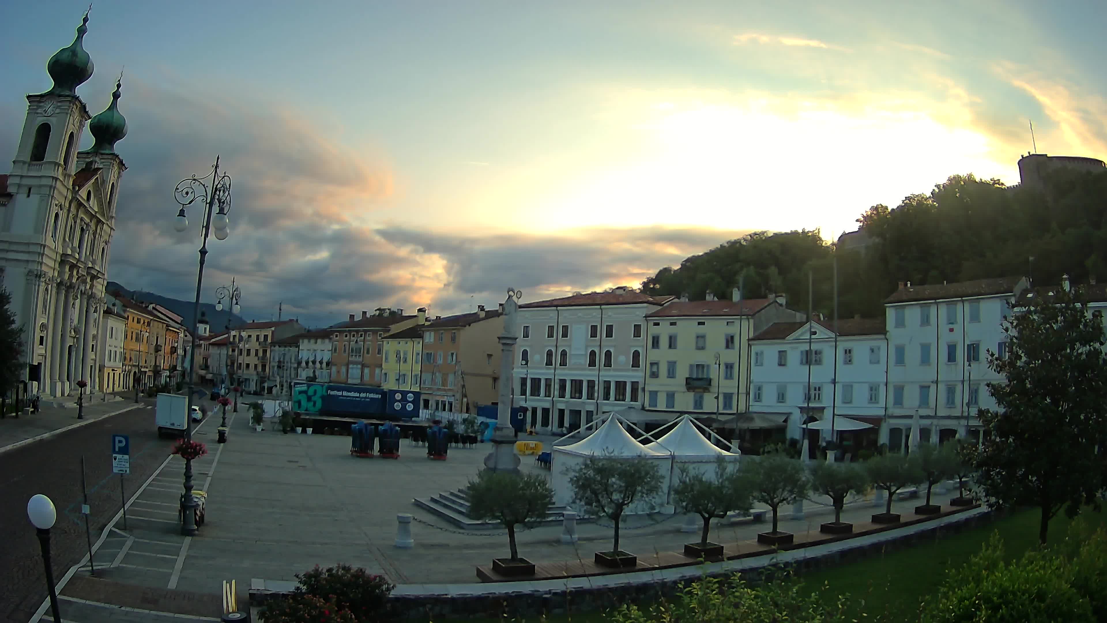 Webcam Gorizia Vittoria square – Church of st. Ignazio
