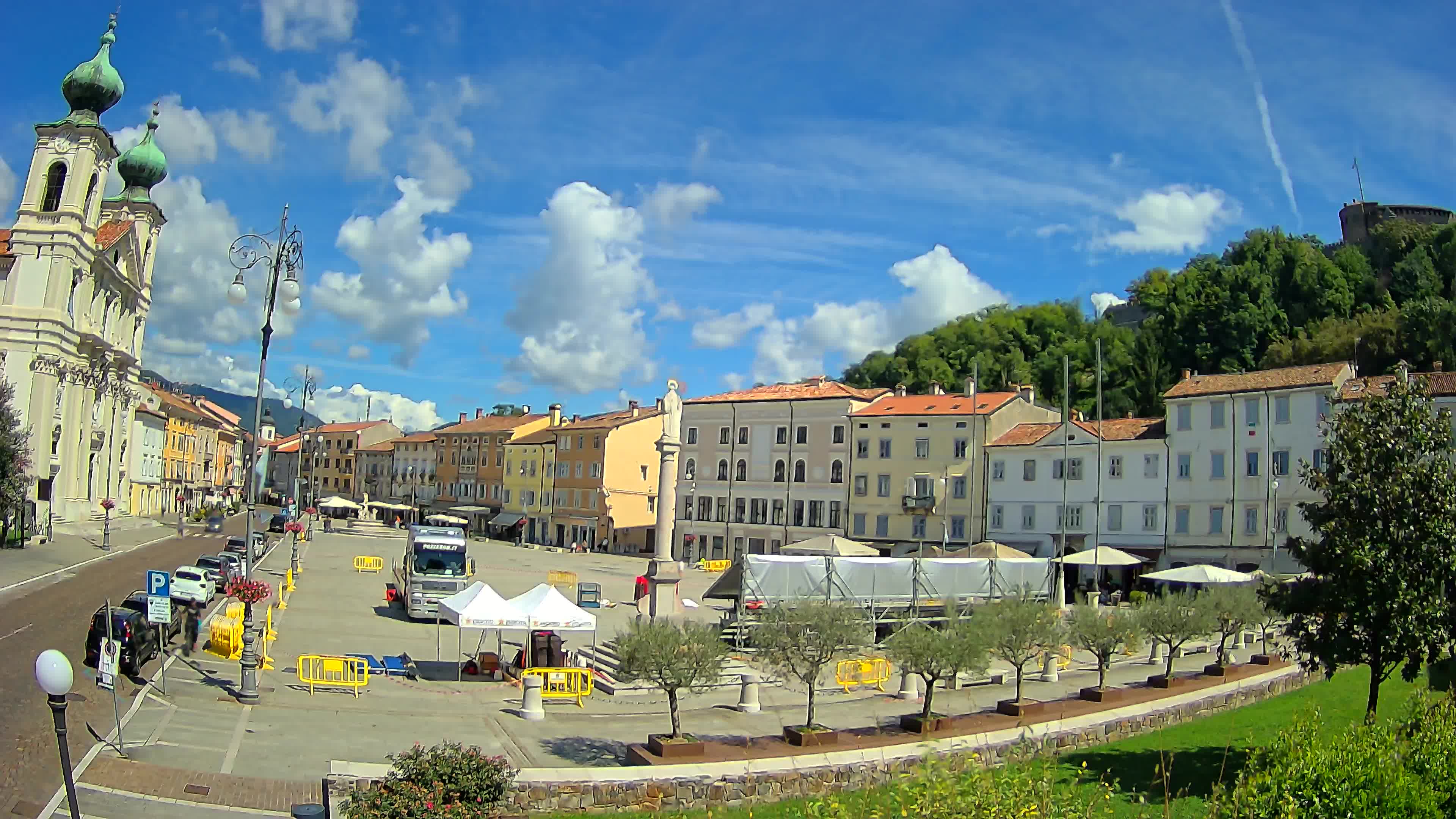 Webcam Gorizia Vittoria square – Church of st. Ignazio