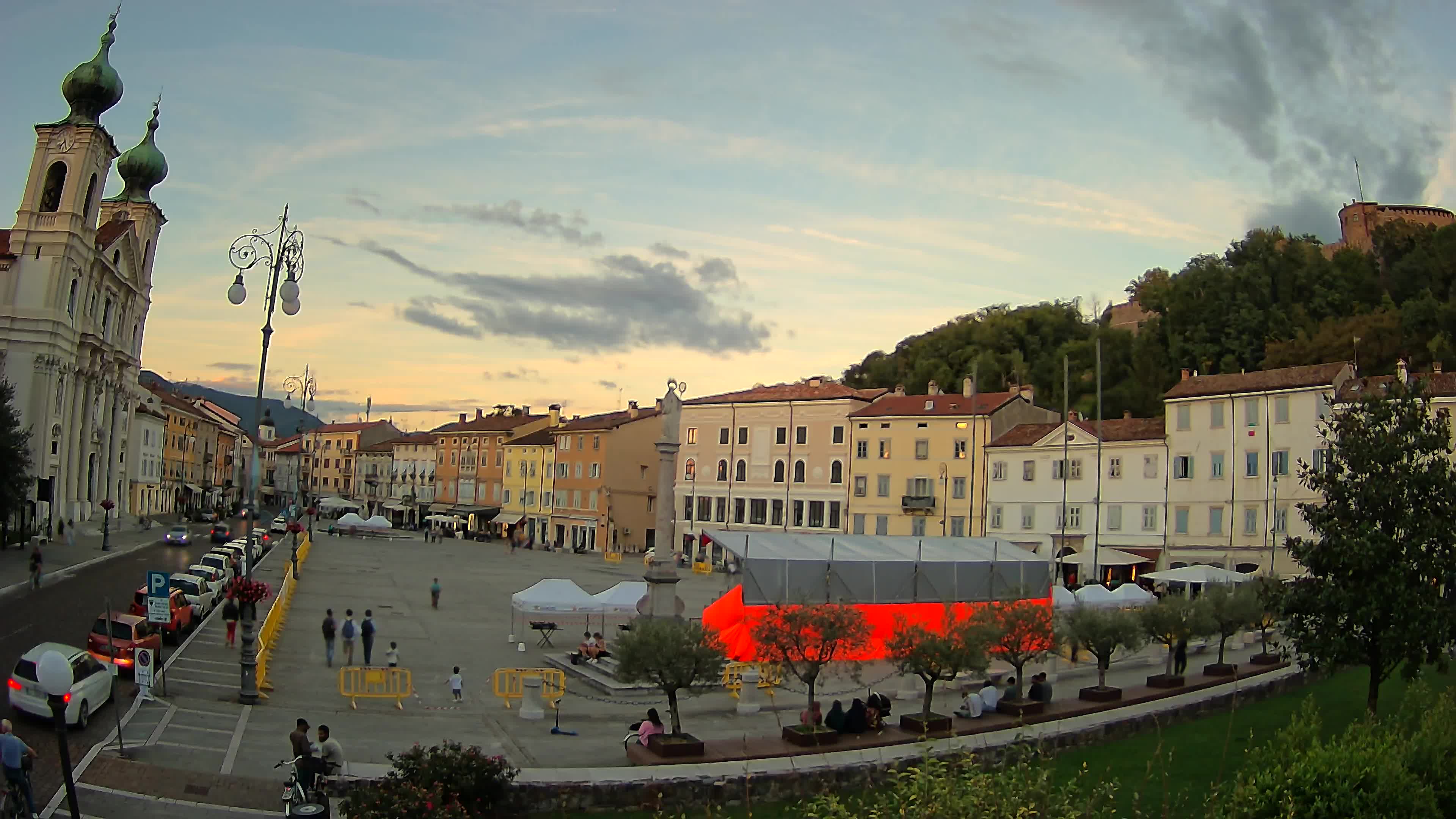 Webcam Gorizia Vittoria square – Church of st. Ignazio