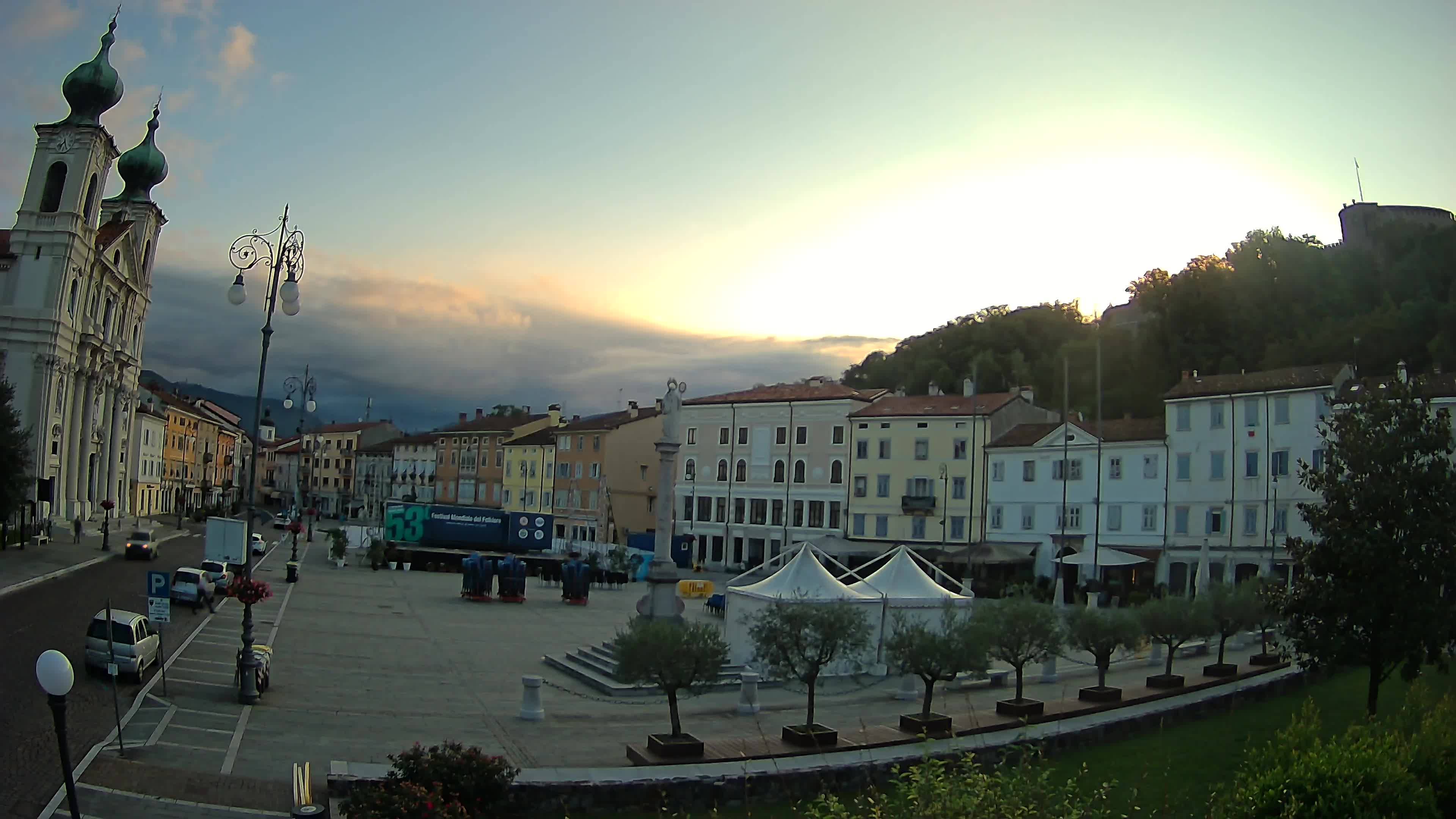 Webcam Gorizia Vittoria square – Church of st. Ignazio