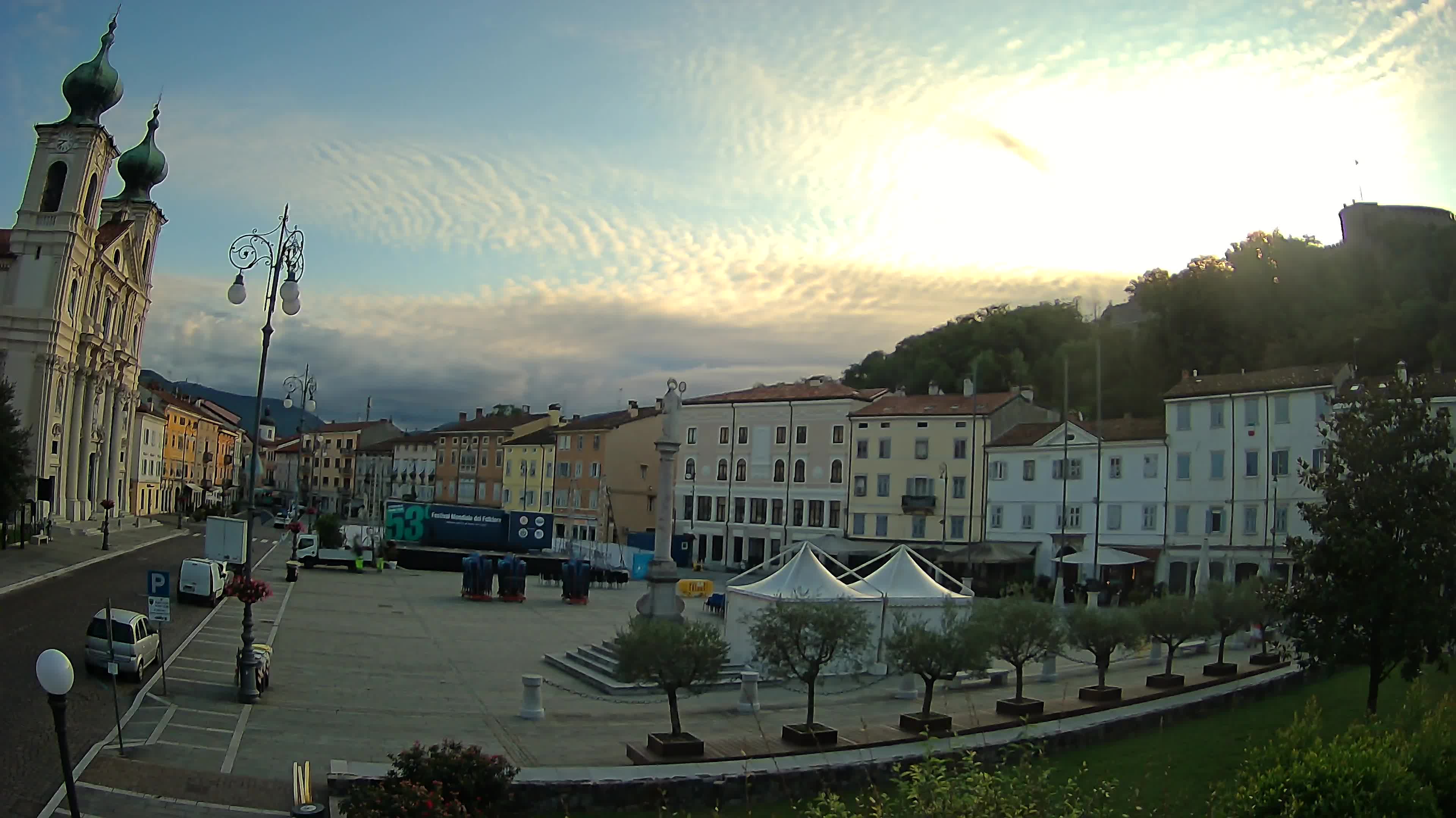 Webcam Gorizia Vittoria square – Church of st. Ignazio